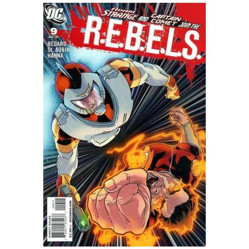 R.E.B.E.L.S. #9  - 2009 series DC comics NM Full description below [m&