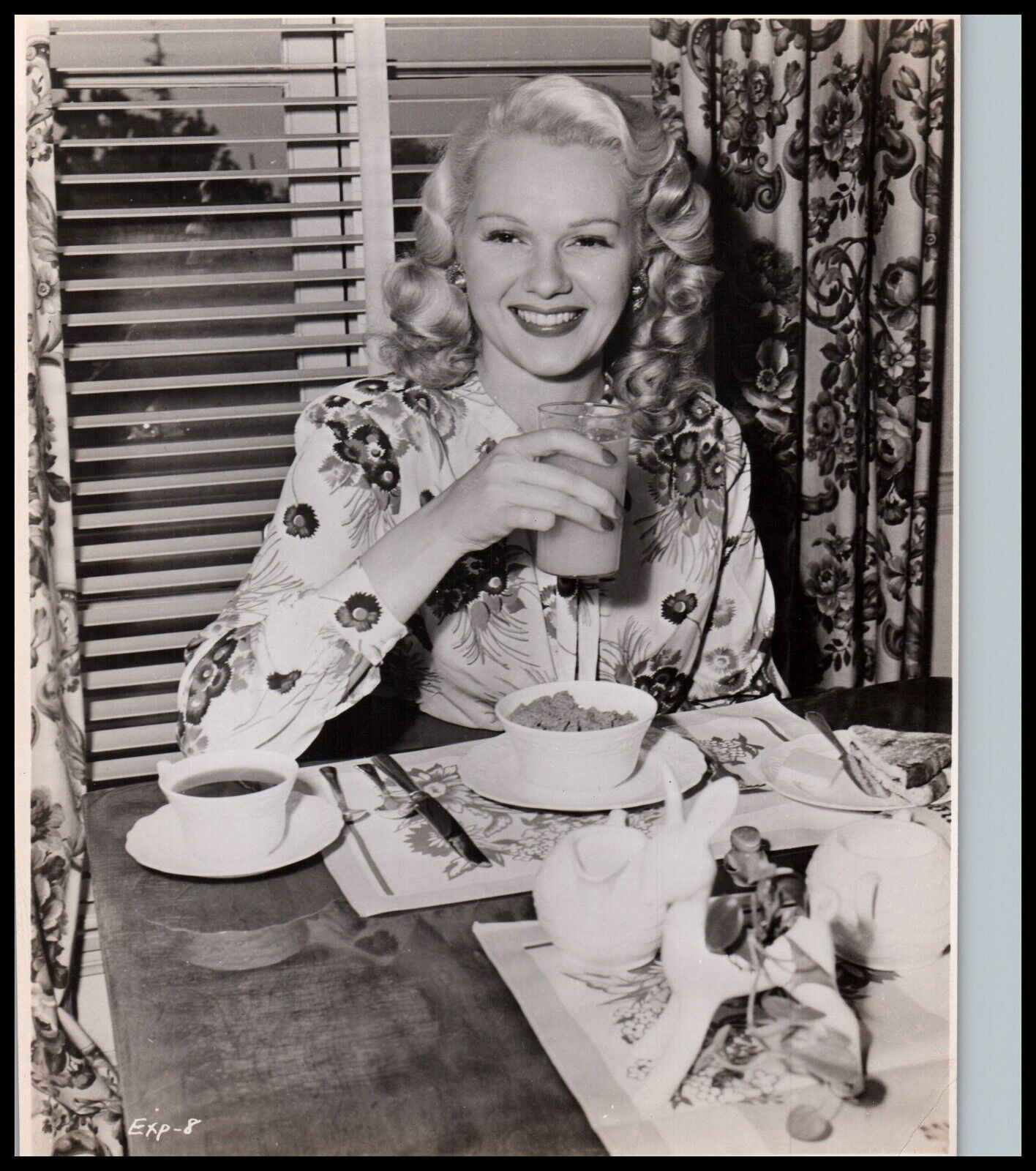 Gloria Grahame (1950s) ❤ Hollywood Beauty Stunning Portrait Vintage Photo K 526