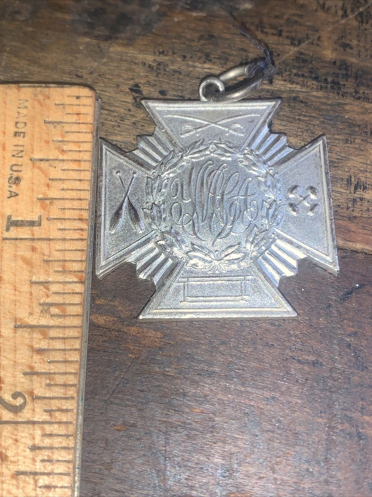 Antique Medal Award YMCA “Perfect Attendance” ￼for 1901-1902 Providence Gym.