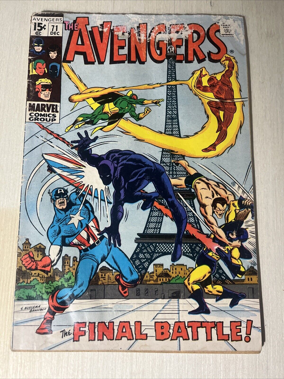 Avengers #71 (1969, Marvel) 1st Unnamed App. Of The Invaders