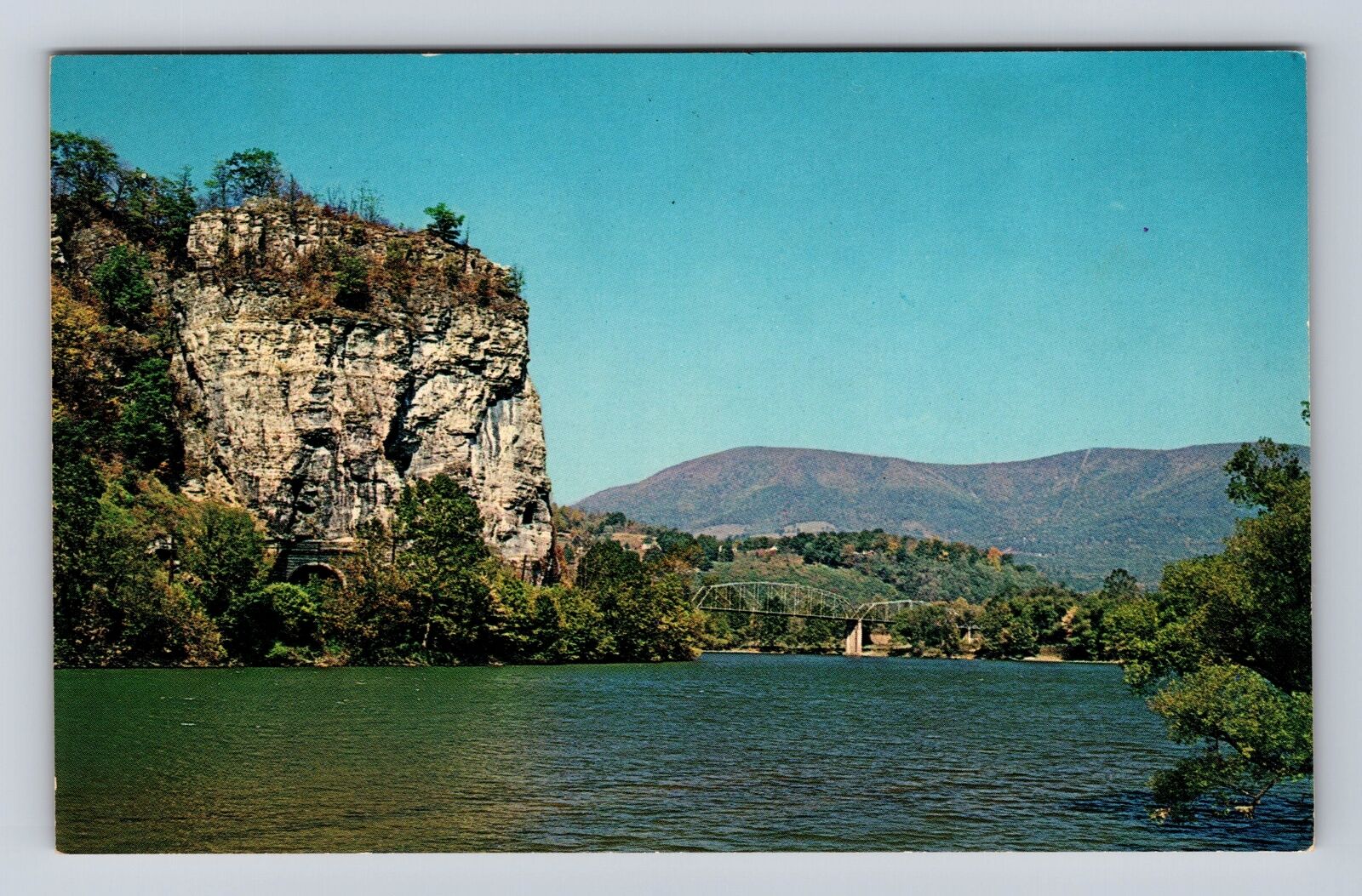 Pembroke VA-Virginia, Castle Rock, Antique, Vintage Souvenir Postcard