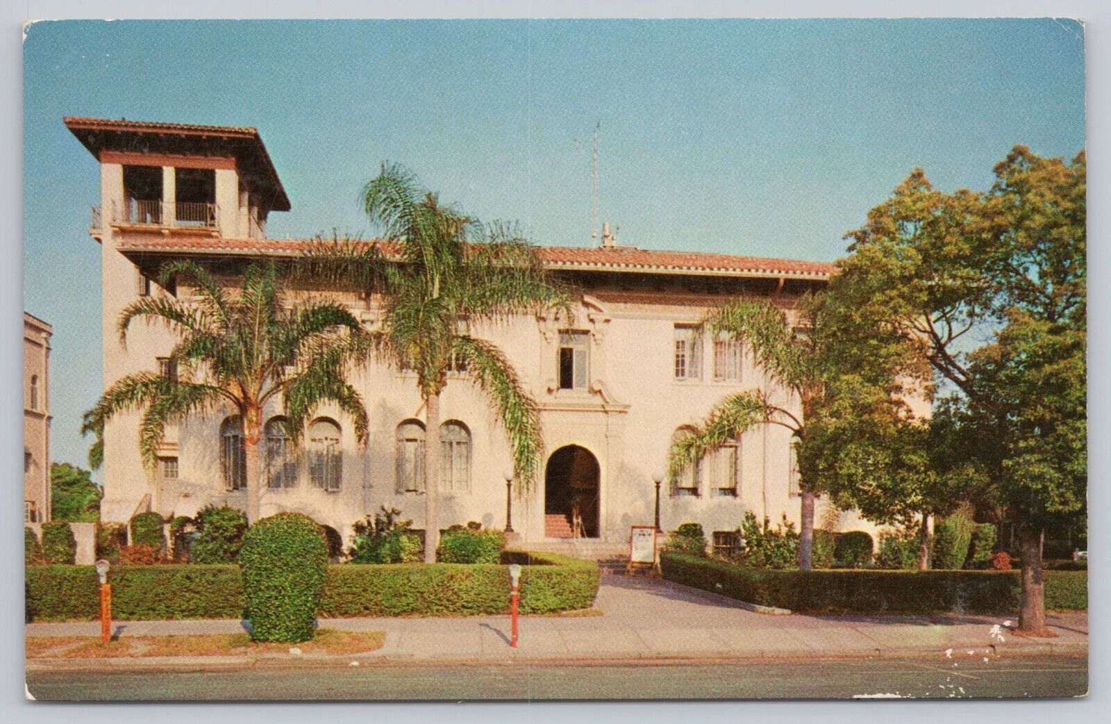 Lakeland Florida, City Hall Building, Vintage Postcard