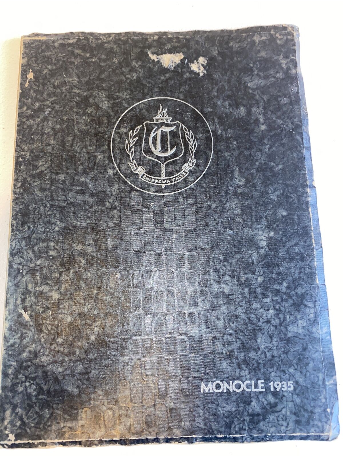 1934-1935 Chippewa Falls High School Monocle Yearbook Wisconsin With Extras