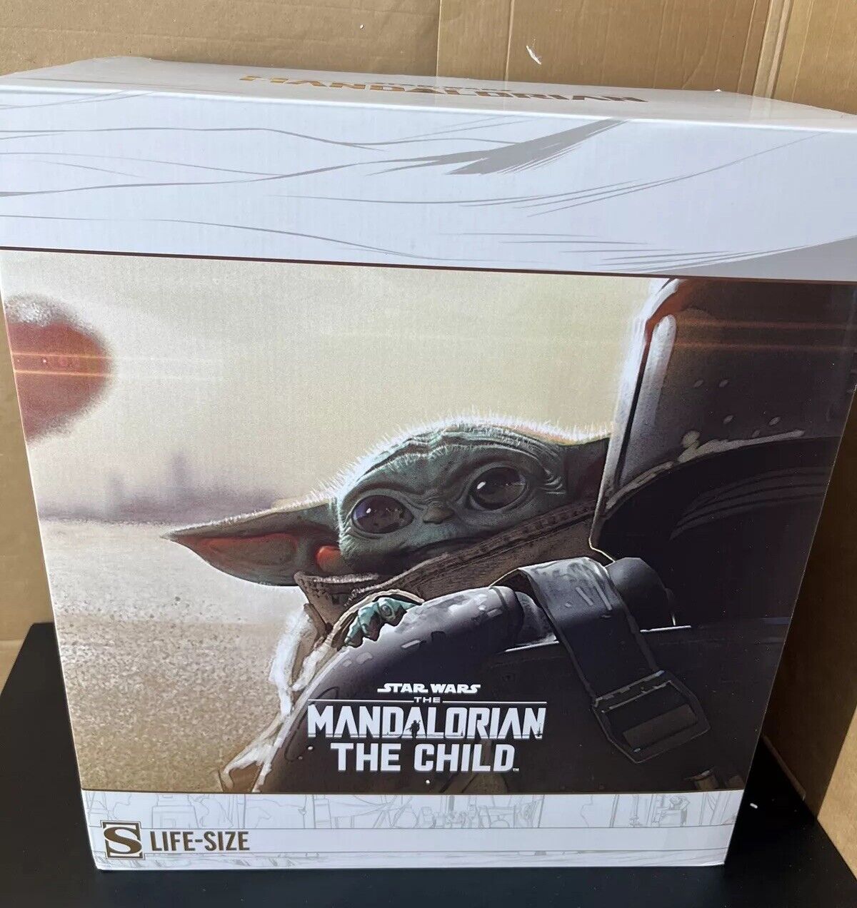 Sideshow Collectibles The Child Grogu Mandalorian Star Wars Life Size Complete