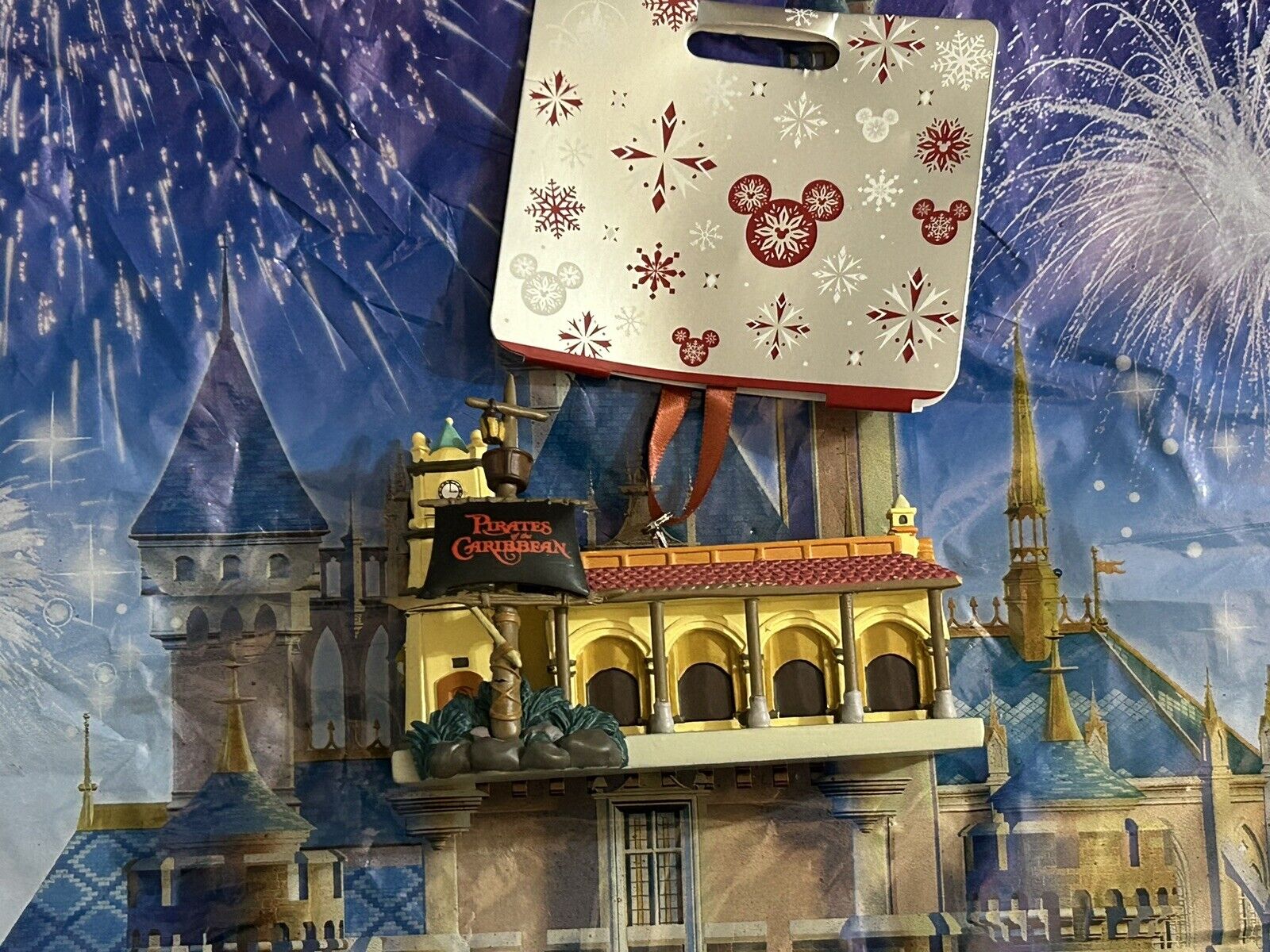 Disney Parks Pirate Of The Caribbean Christmas Miniature Ornament Magic Kingdom