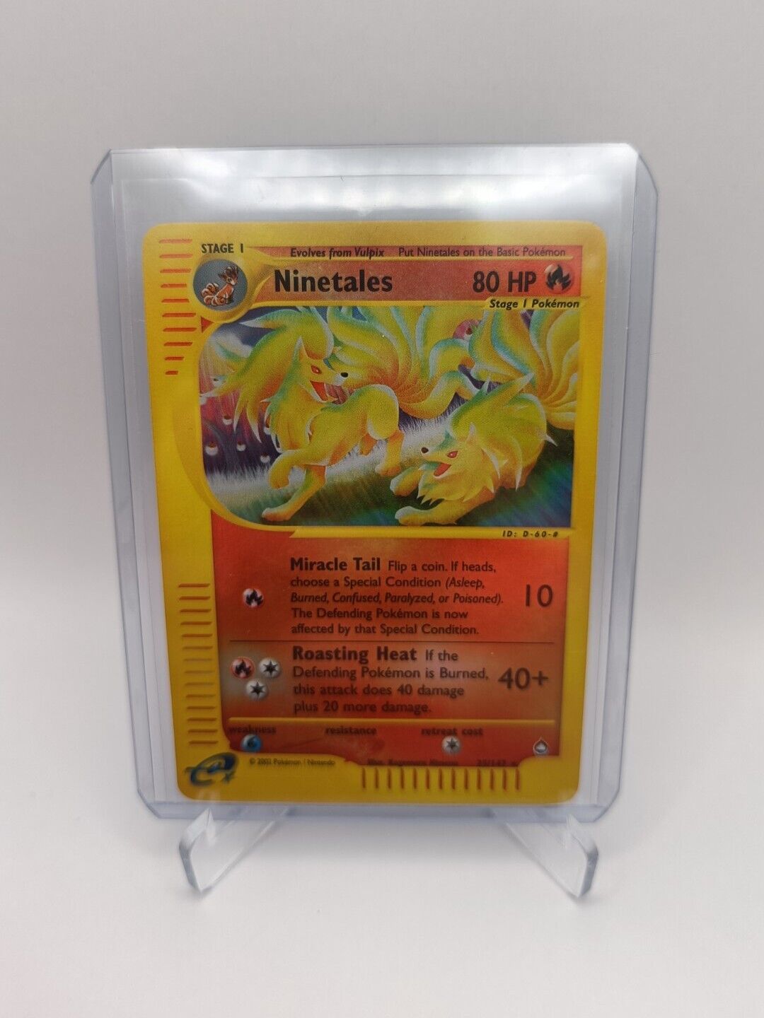 Pokemon NINETALES 25/147 | REVERSE HOLO |  | Aquapolis | 2002 Near Mint