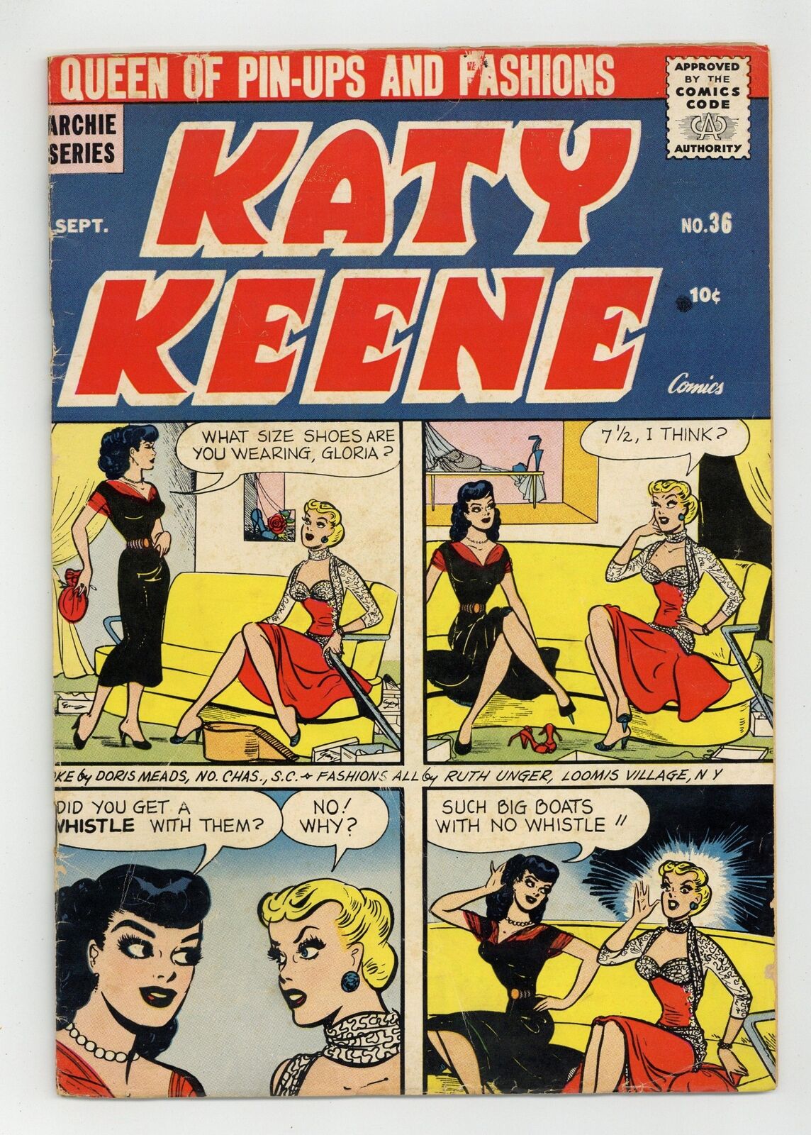 Katy Keene #36 GD/VG 3.0 1957