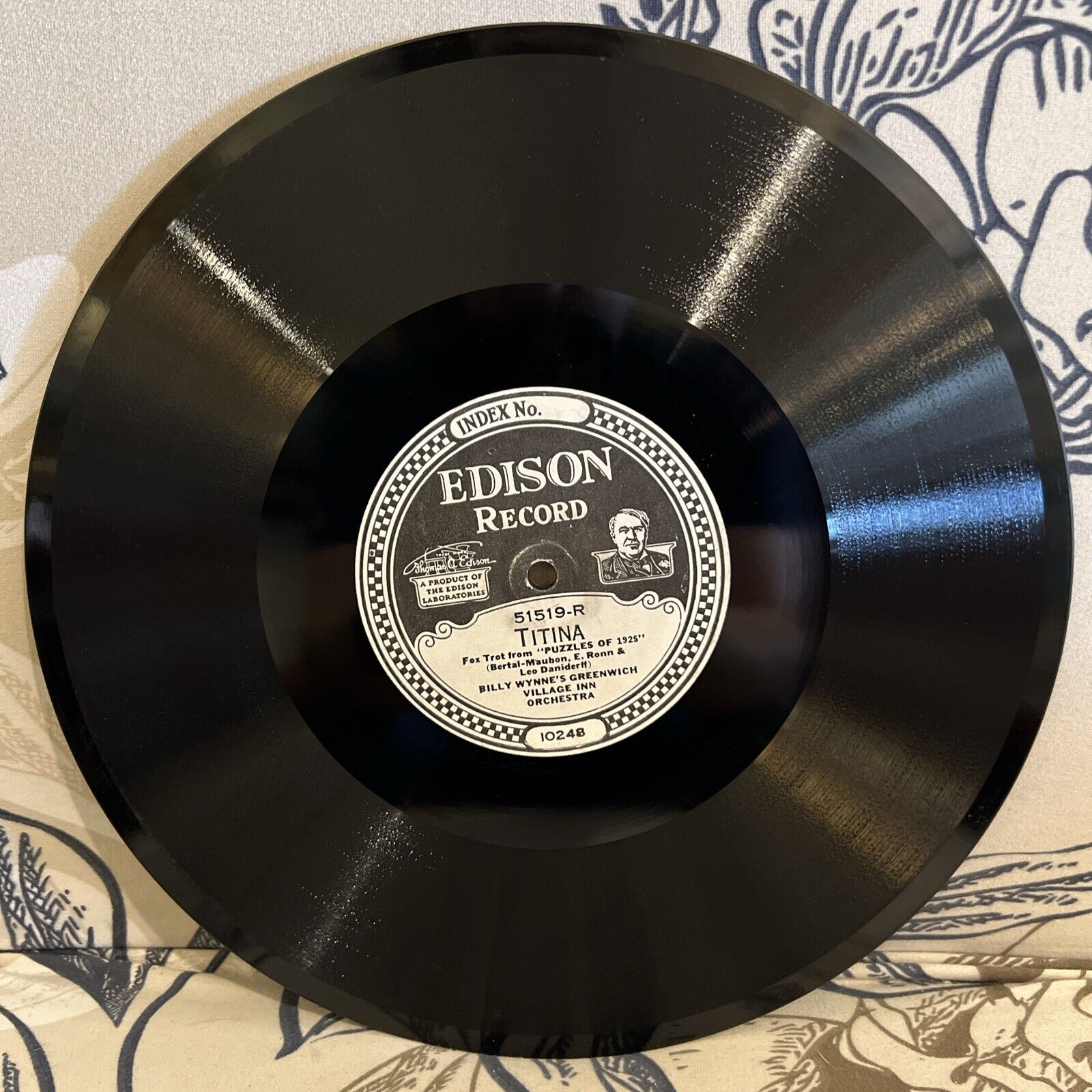 EDISON Record #51519 Titina Yearning Just For You RARE