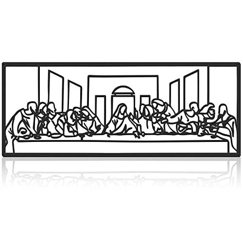 The Last Supper Wall Decor Christian Metal Wall Art Religious Abstract Wall 