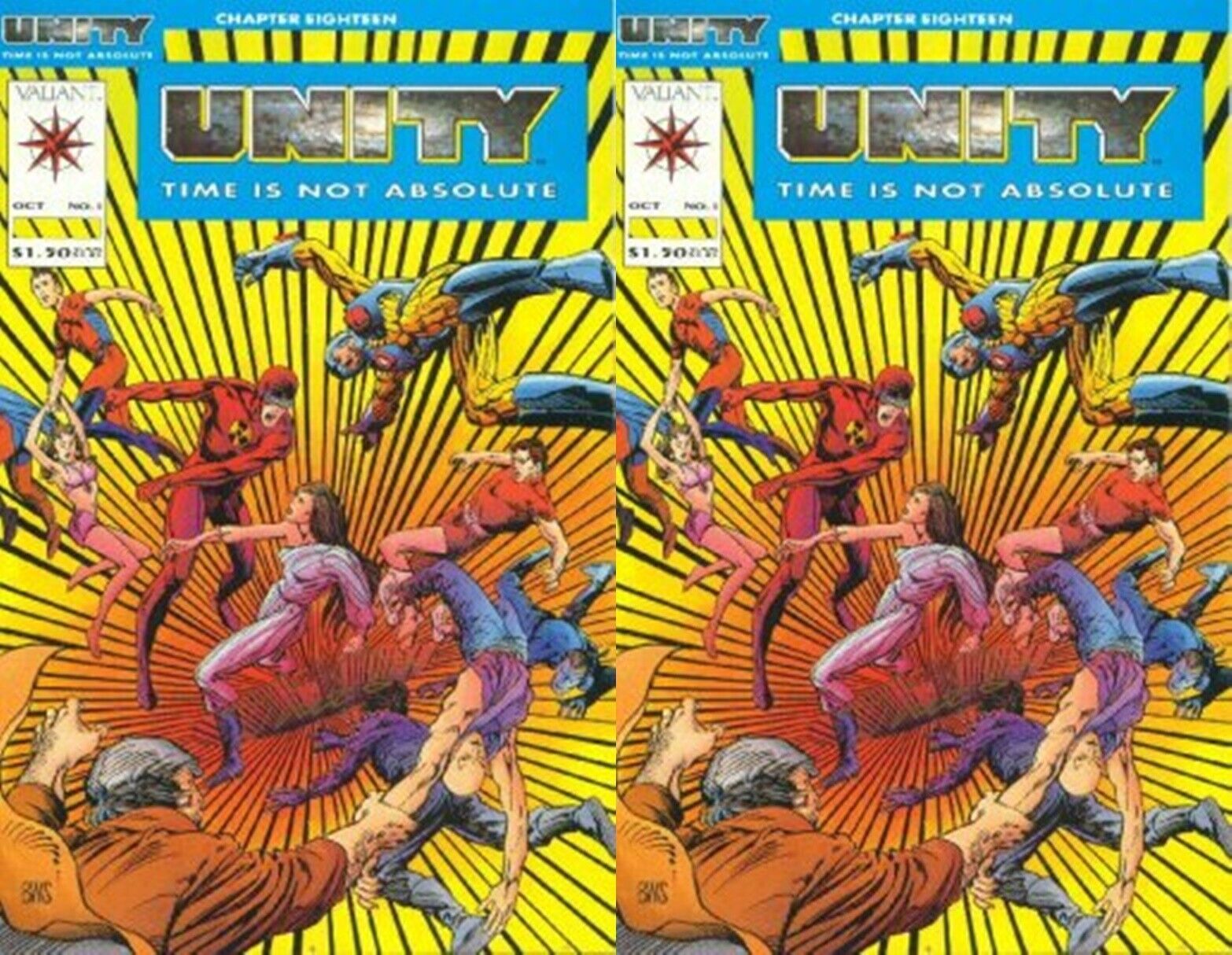 Unity #1 Volume 1 (1992) Valiant Comics - 2 Comics