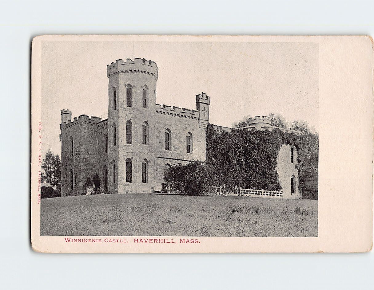 Postcard Winnikenie Castle Haverhill Massachusetts USA