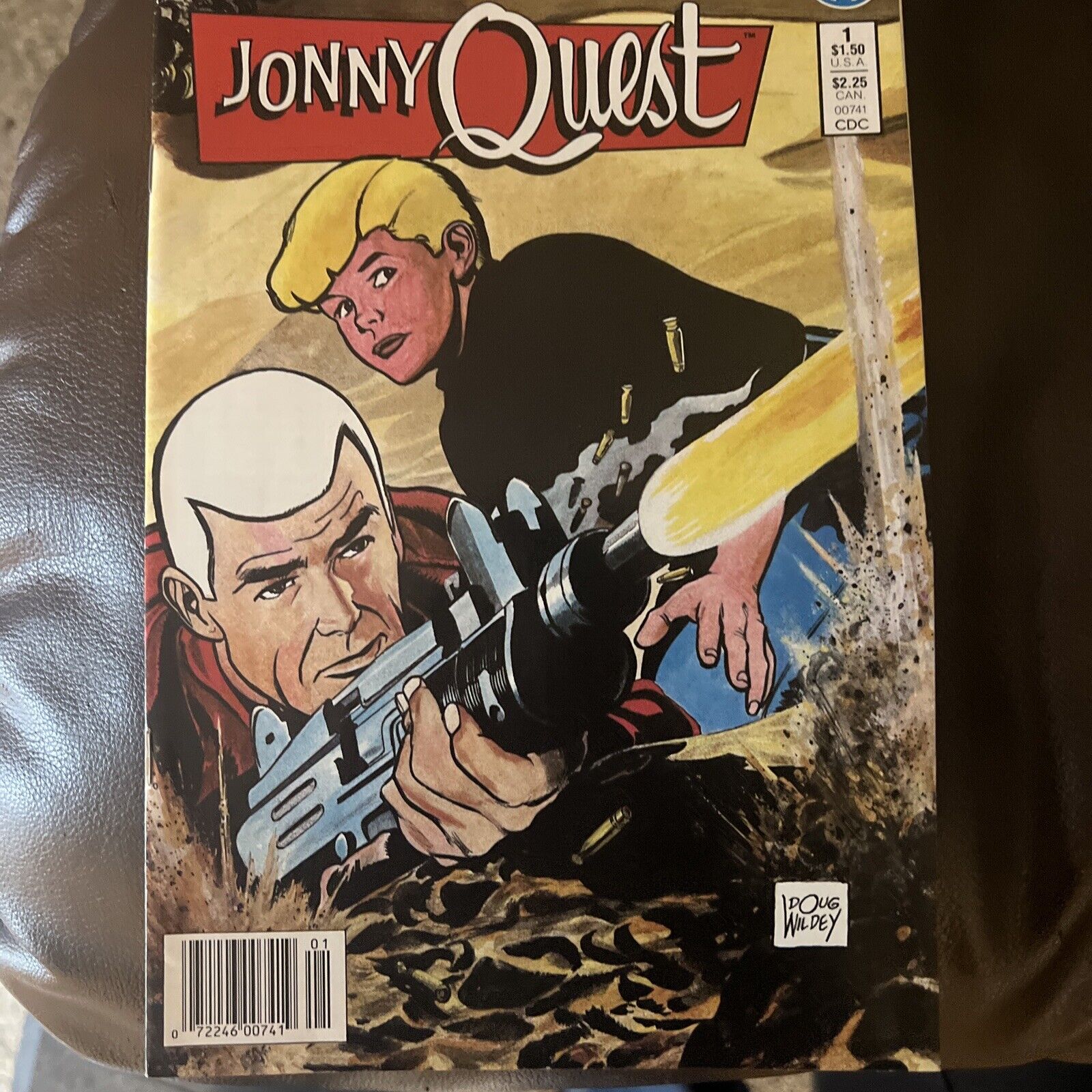 Jonny Quest #1 NEWSSTAND (1986 Comico) Comic, Doug Wildey. Bonus Issue Included