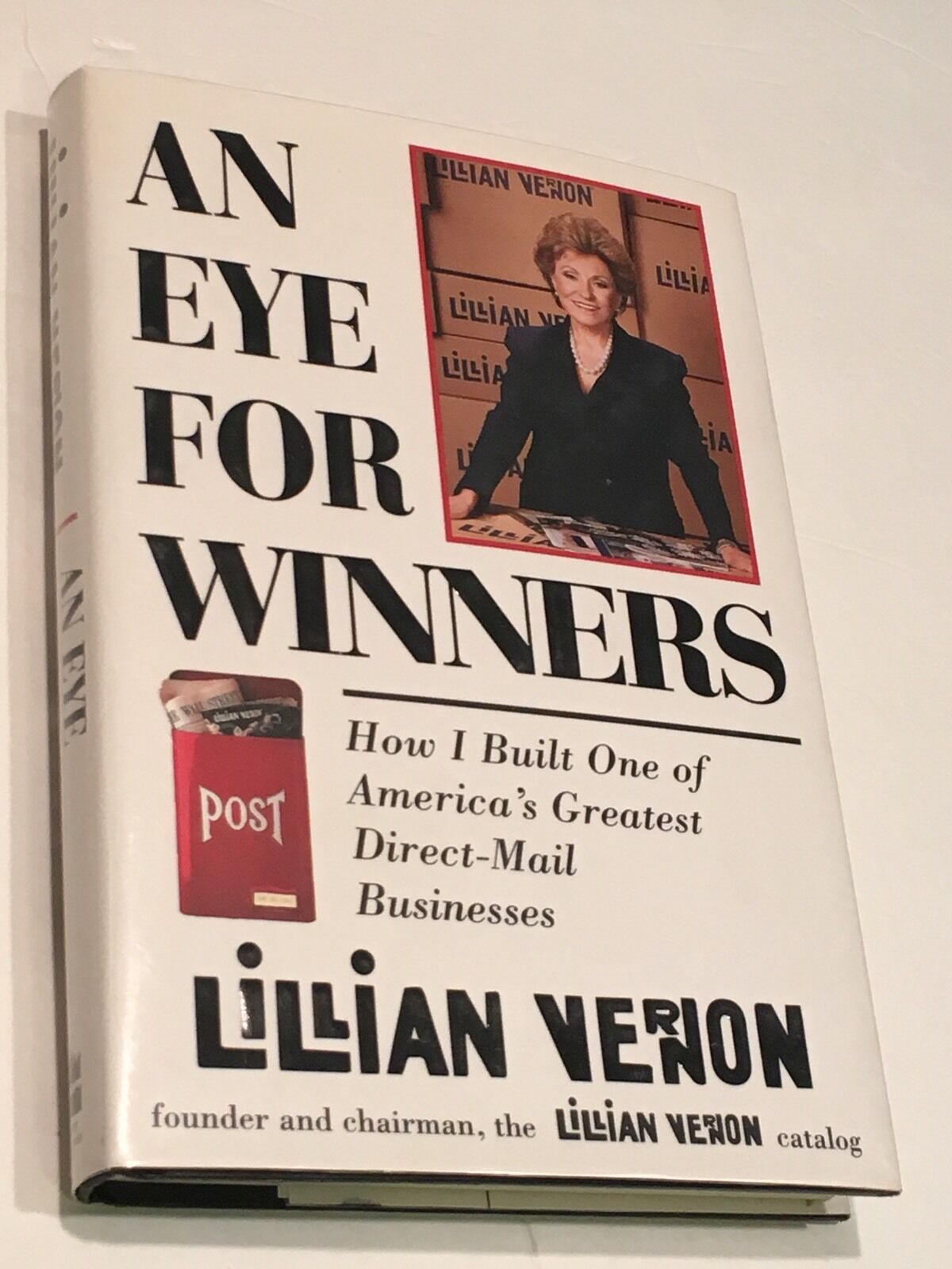 LILLIAN VERNON SIGNED An Eye For Winners 1996 First Edition BOOK 