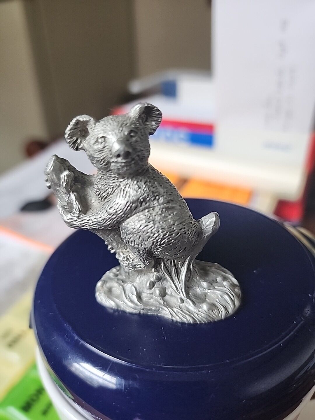 pewter koala figurine