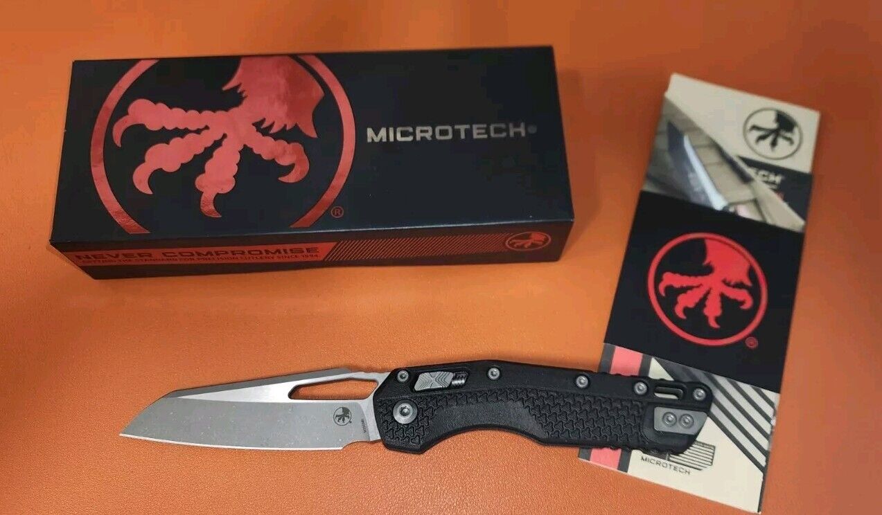 Microtech MSI S/E Tri-Grip Polymer Black Apocalyptic Standard 210T-10 APPMBK