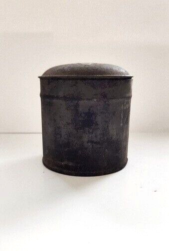 Small Antique Tin, Dome Top Lid