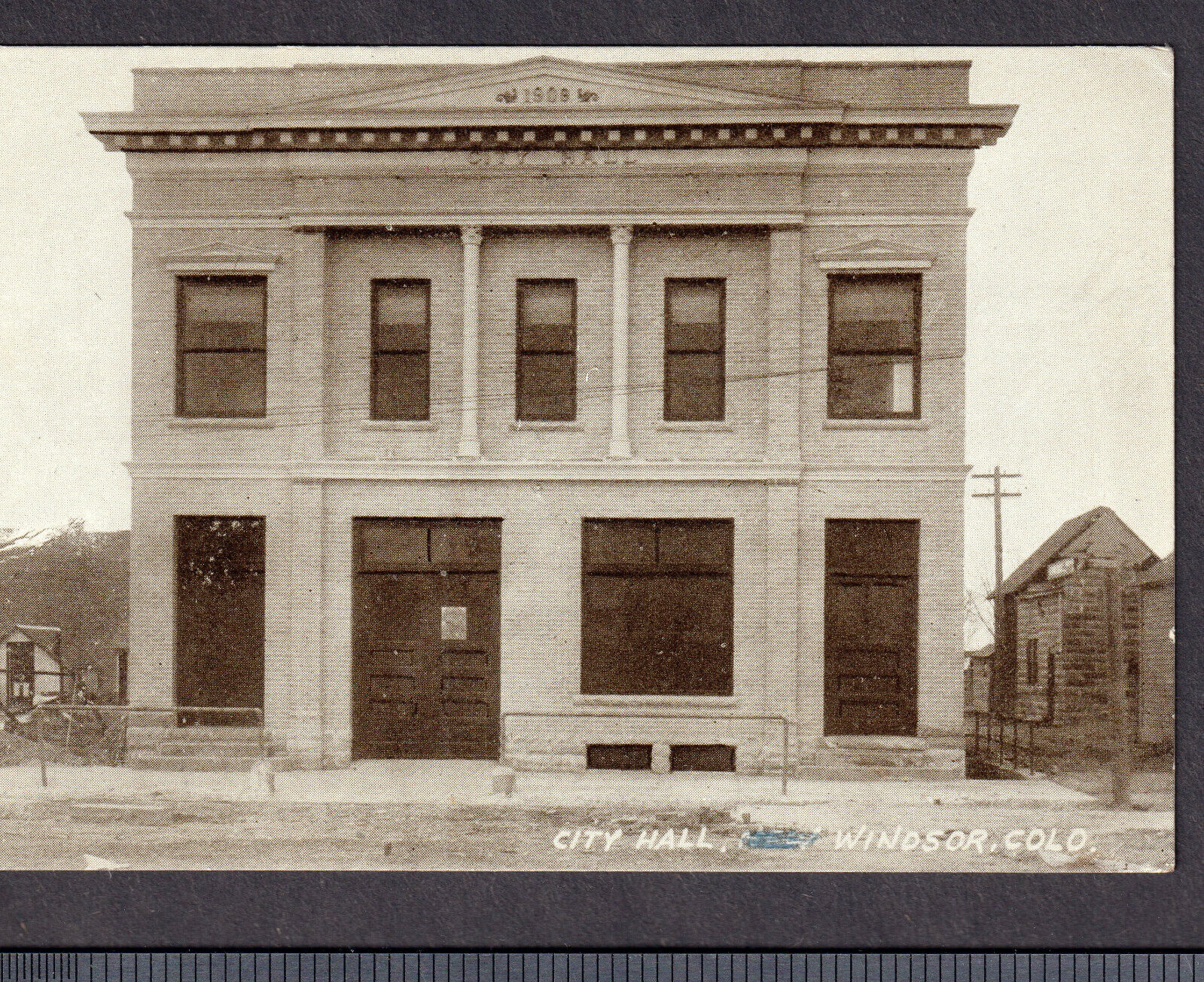 New Windsor Colorado c 1911 City Hall Art & Heritage Center Museum PostCard Card