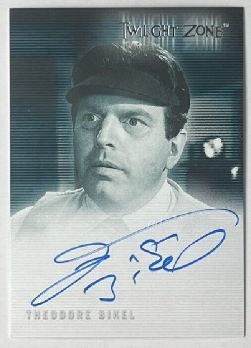 Theodore Bikel A30 Autograph from The Twilight Zone The Next Dimension 2000