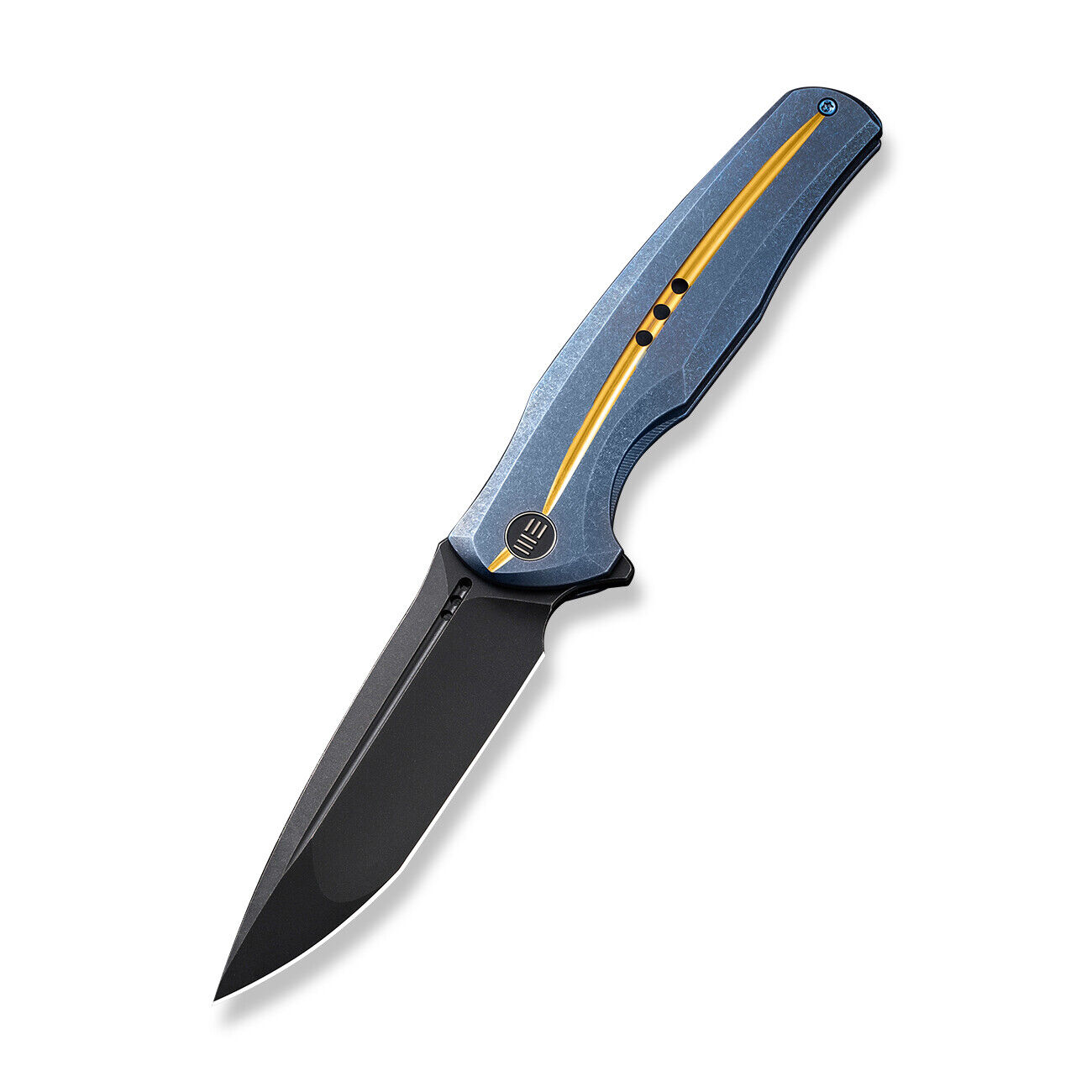 WE Knives 601X WE01J-3 Blue Titanium Black CPM 20CV 1/158 Limited Pocket Knife