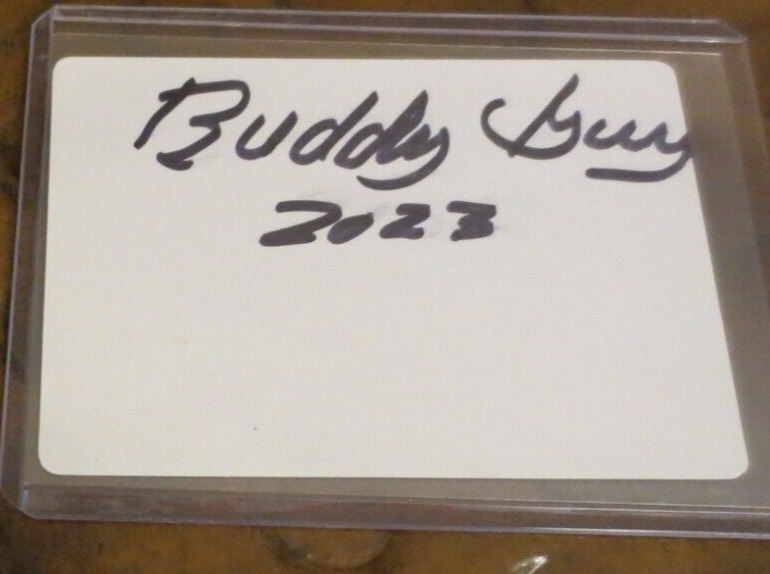 Buddy Guy Blues Guitarist Legend signed autographed card