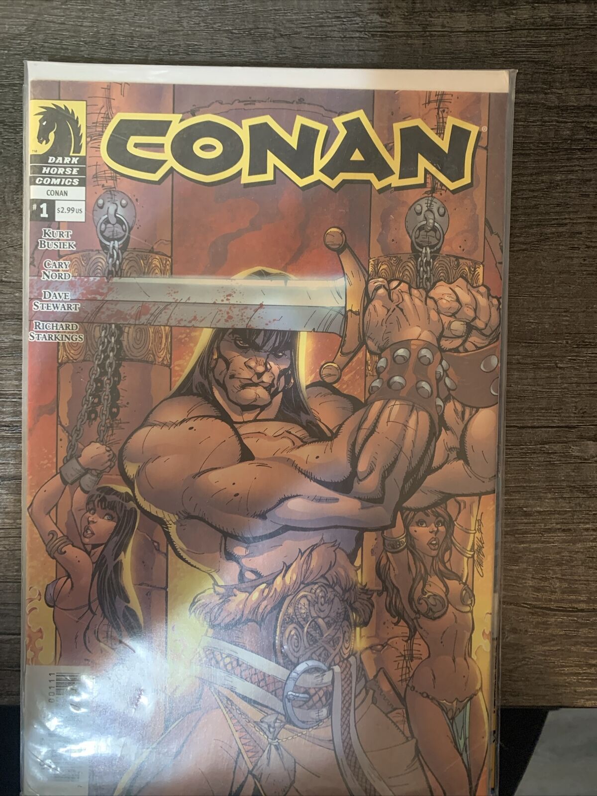 CONAN #1 (Dark Horse Comics 2004) -- J Scott Campbell Cover
