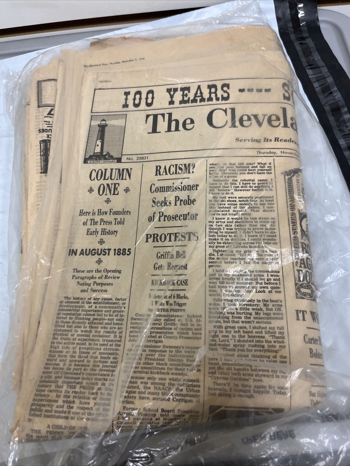The Cleveland Press November 2,1978 Newspaper