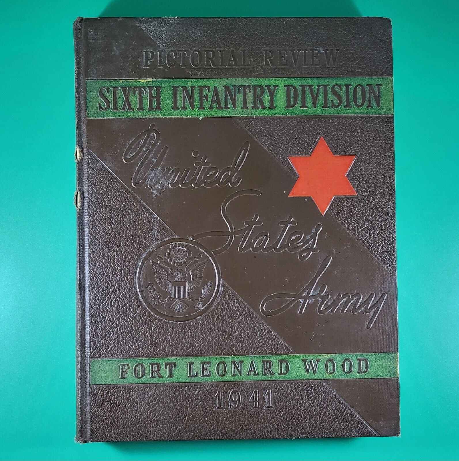 WWII 1941 6TH INFANTRY DIVISION - US ARMY PICTORIAL REVIEW FORT LEONARD WOOD