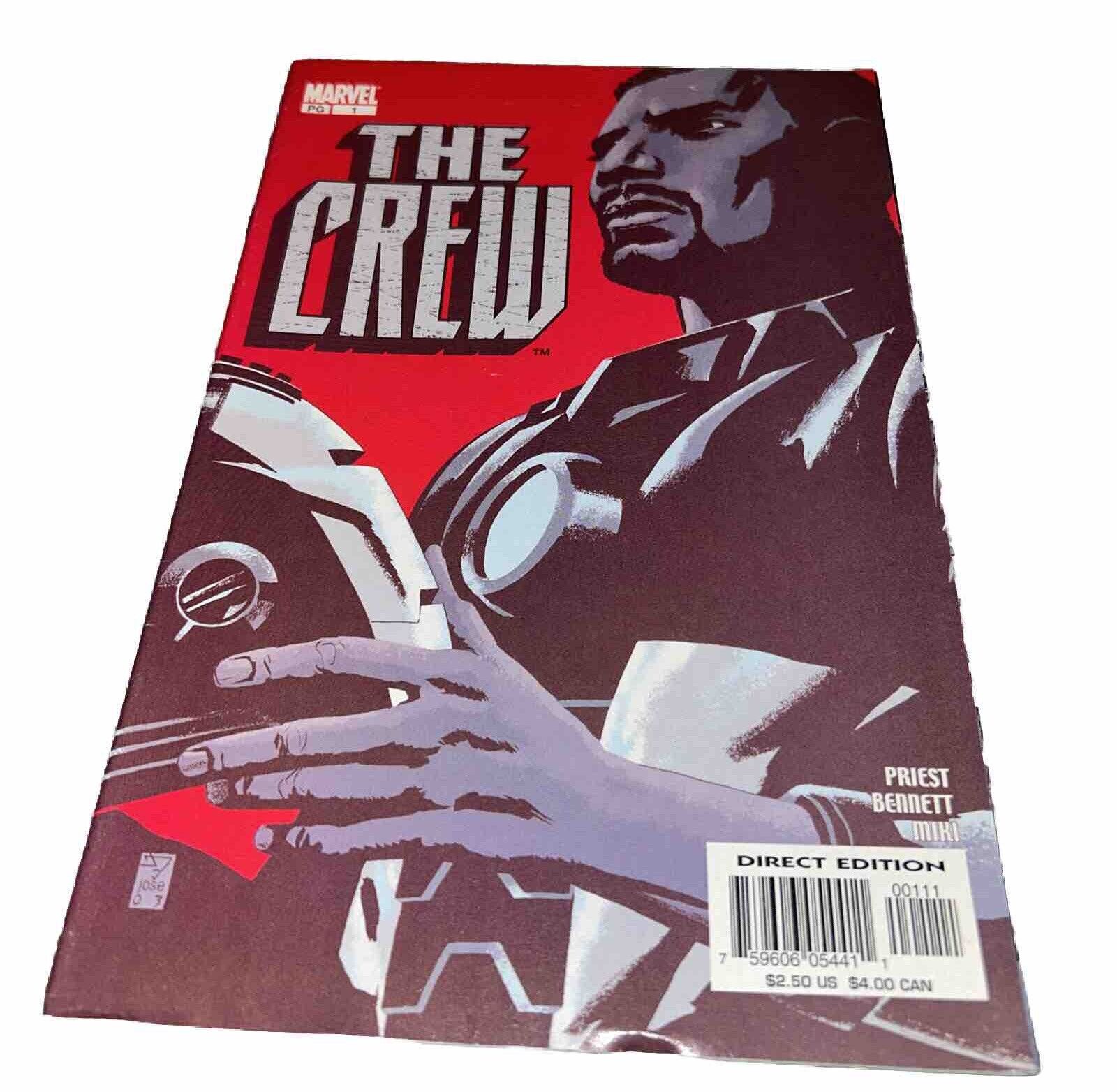 The Crew #1 (2003) 1st Appearance of Josiah X Justice Comic Book Marvel Comics