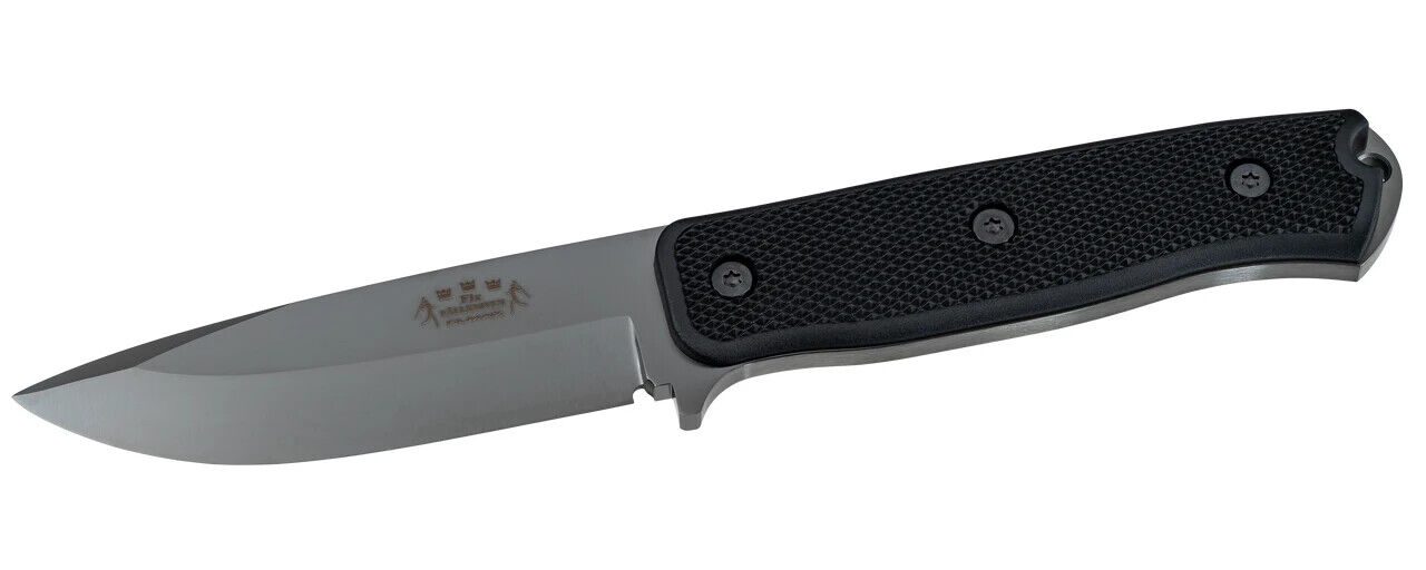 Fallkniven F1XB Elmax Tungsten Carbide Black Coated Fixed Blade Knife W/ Sheath