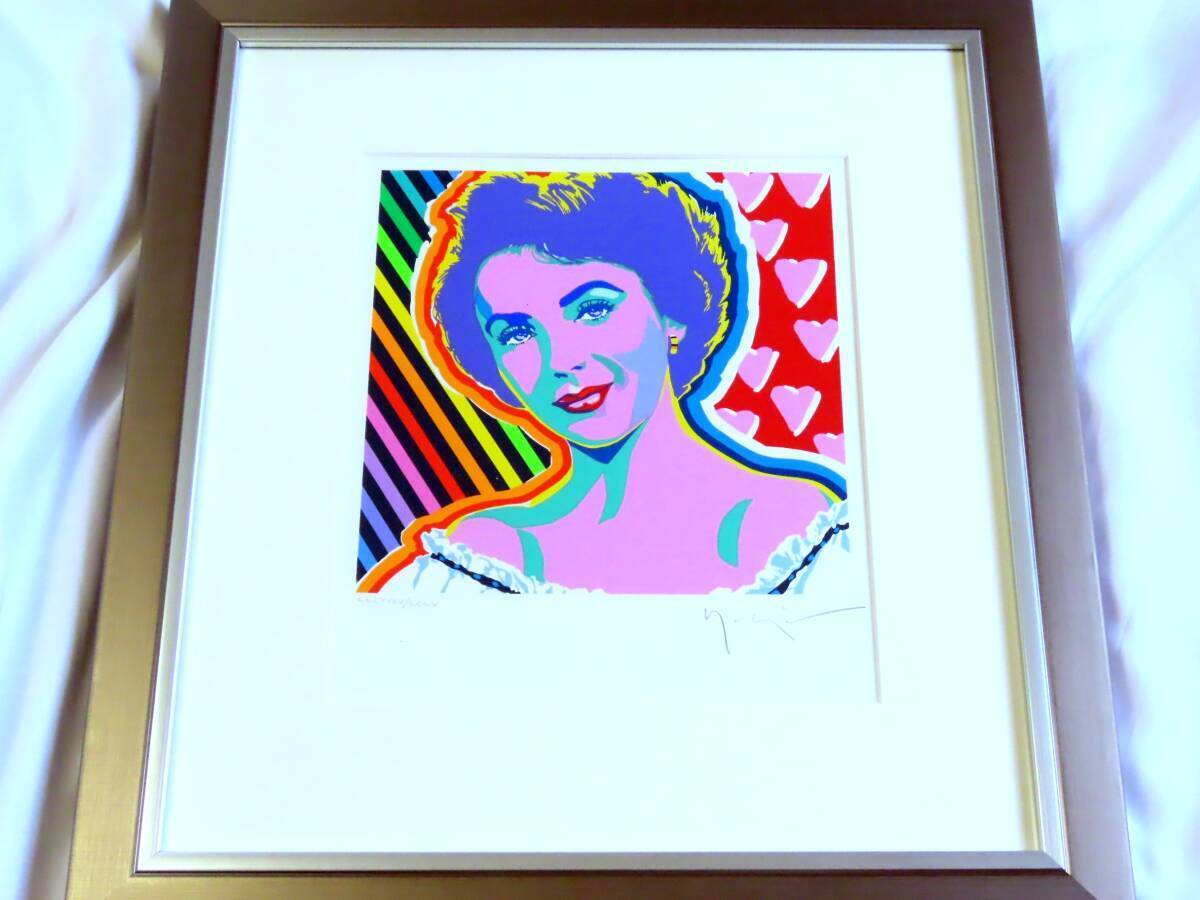 Shinsaku Hiro Yamagata Elizabeth Taylor Silkscreen Framed By Hirodo