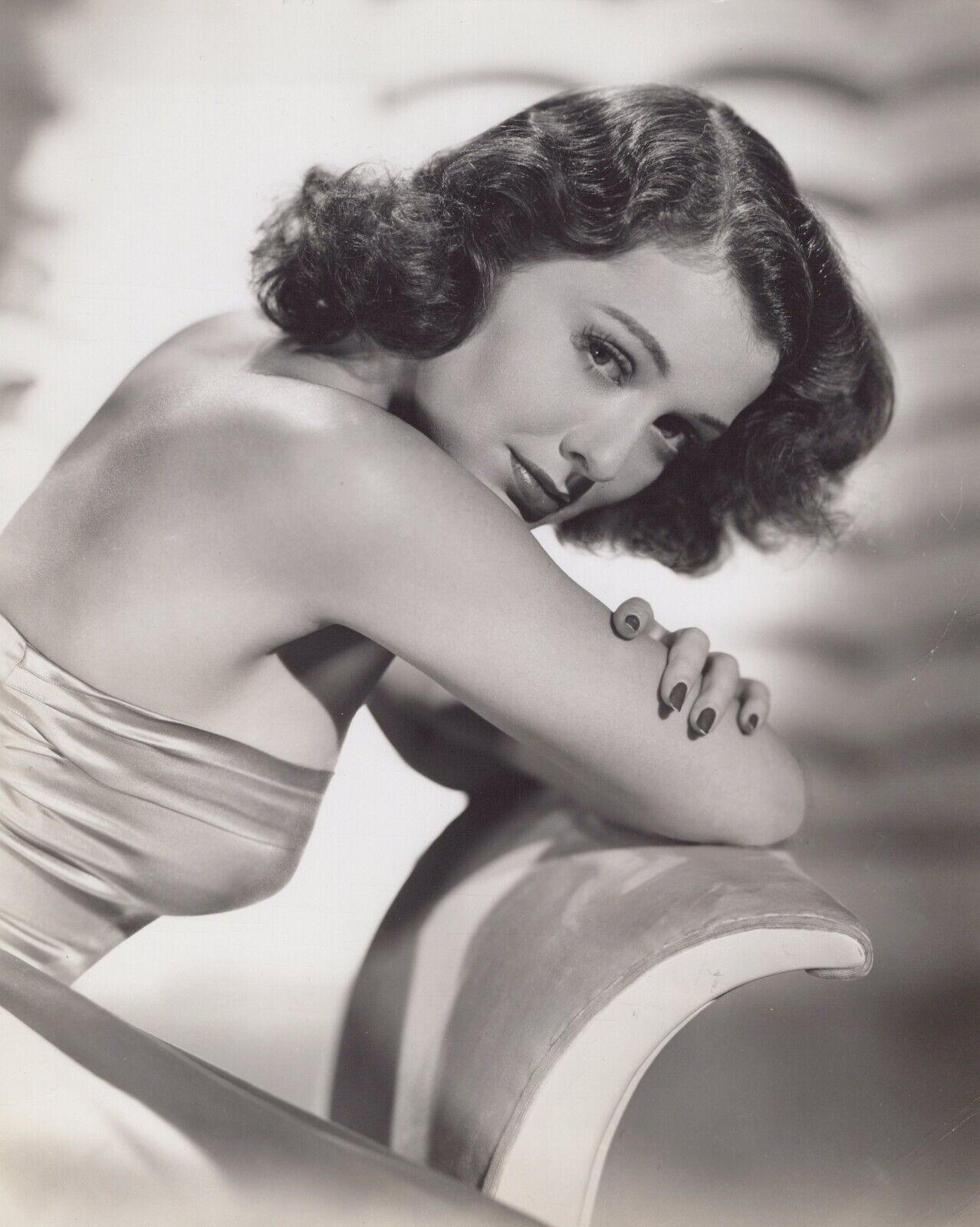 Ellen Drew (1940s) ❤ Original Vintage - Exotic Bare Shoulder Photo K 346