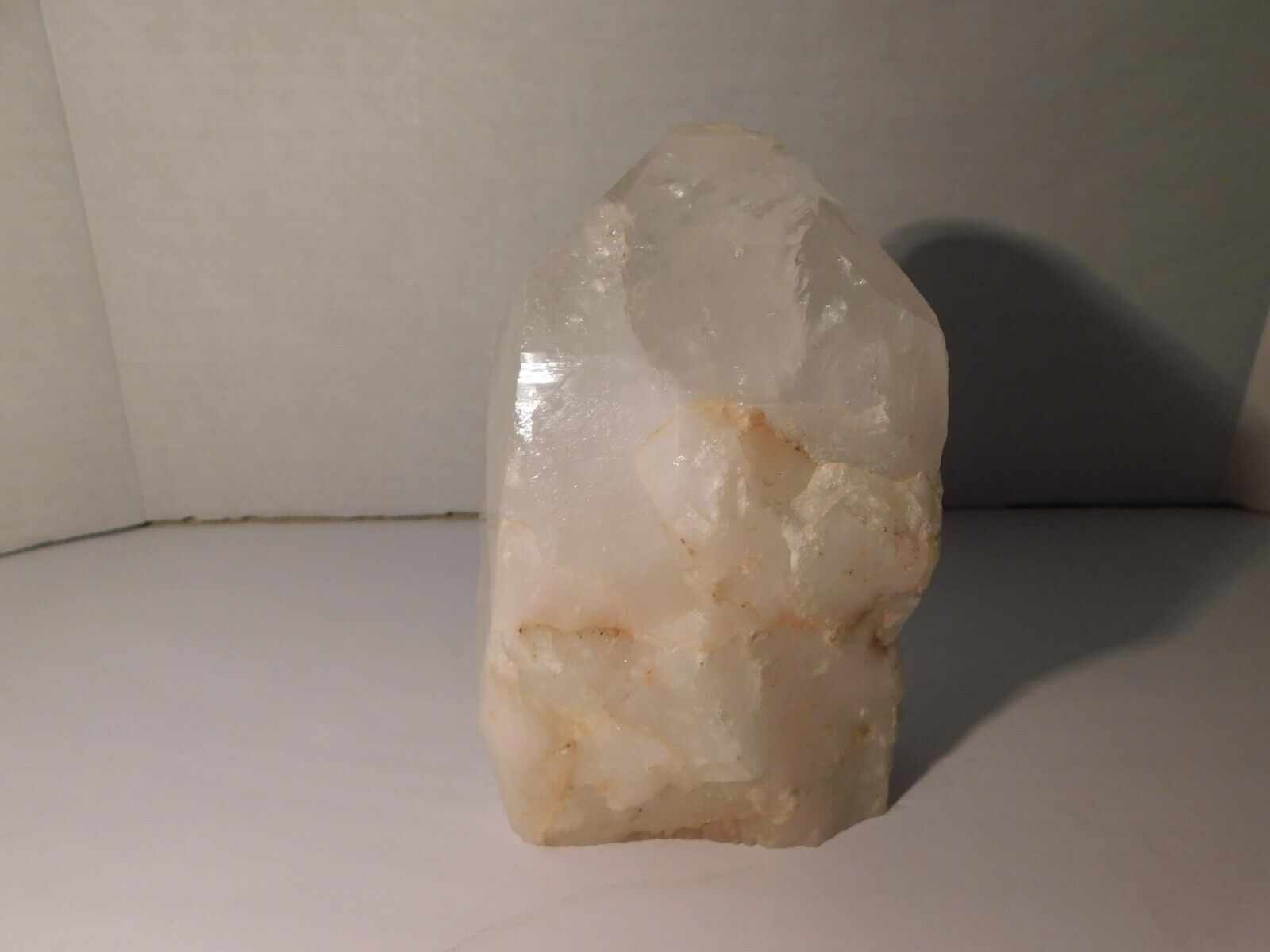 Moving Sale Large Natural White Quartz Crystal Tower Point 3.5lbs 5.5\