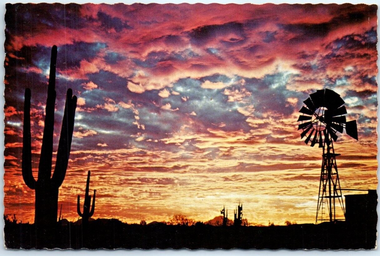 Postcard - Magnificent Arizona Sunset, USA