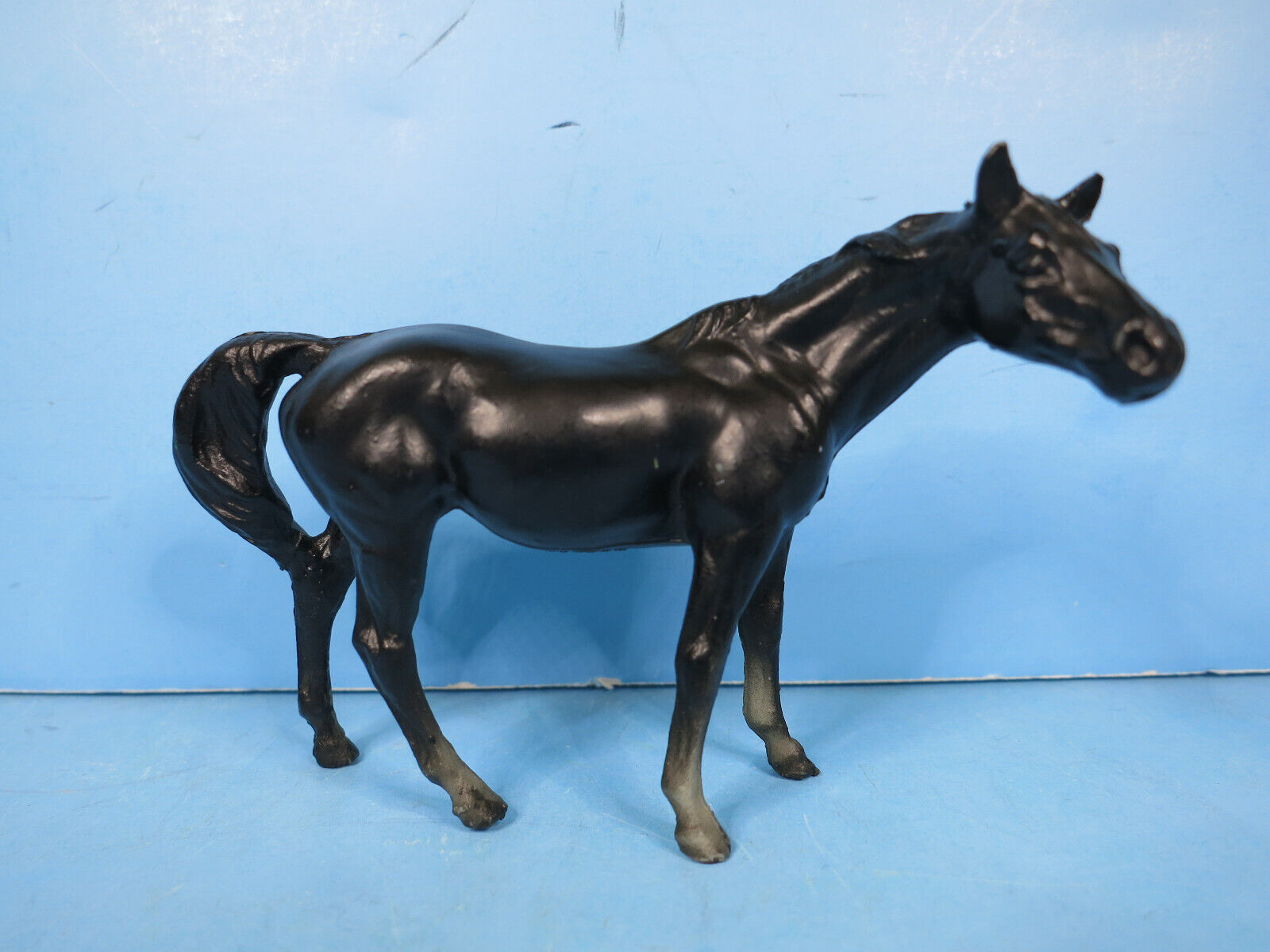 BREYER Stablemate-G1 Black Thoroughbred Mare-USED-Good Condition.
