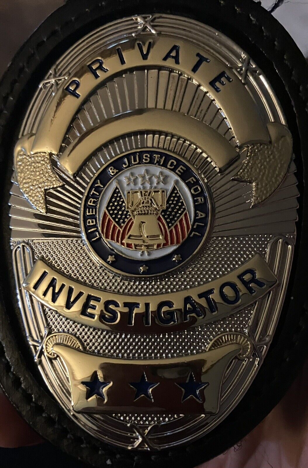 Private Investigator Detective Emblem Vintage LAPD Style Magnum PI Tv Movie Prop