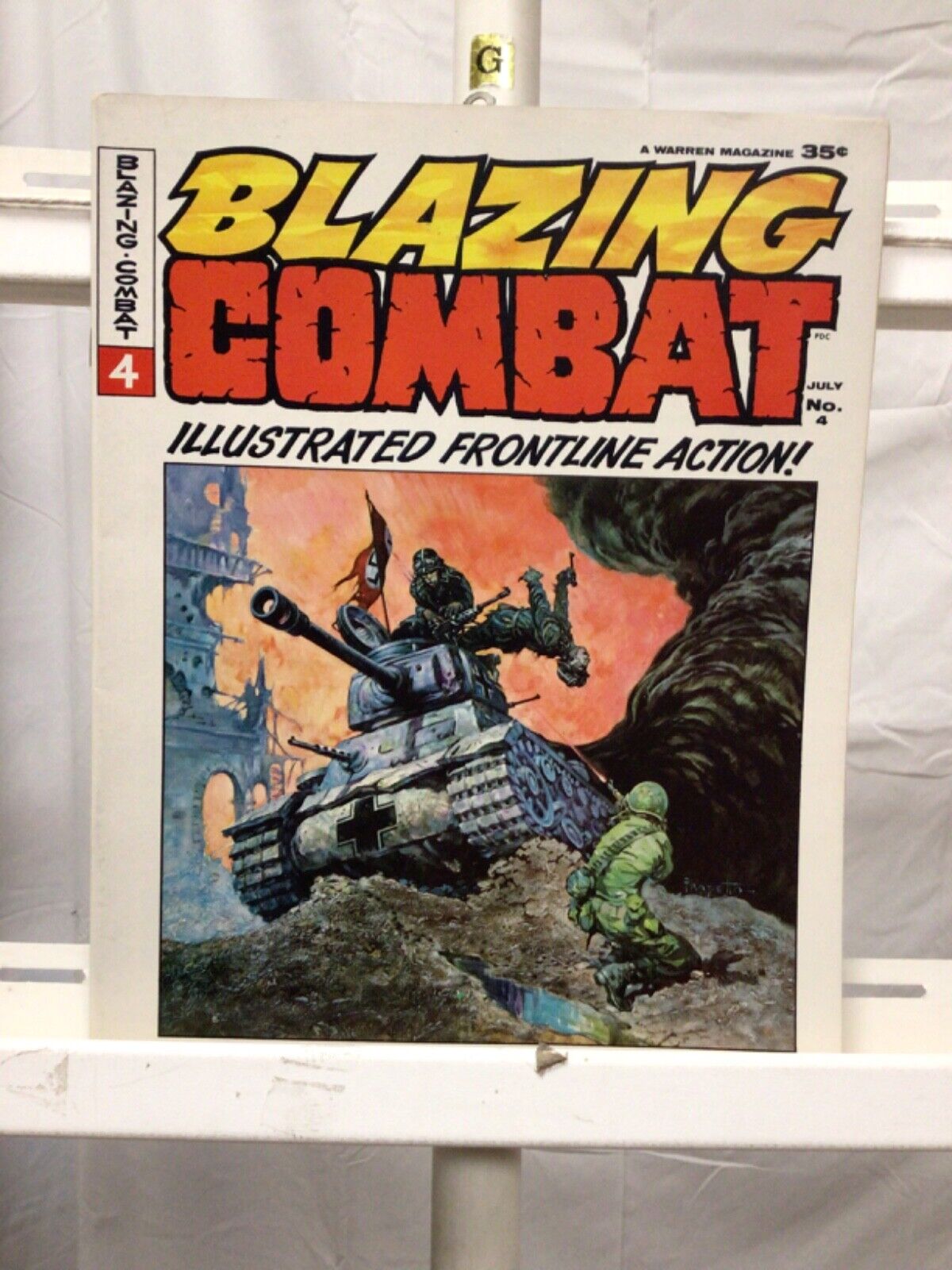 Warren Publishing Blazing Combat #4 Frazetta VF 1966