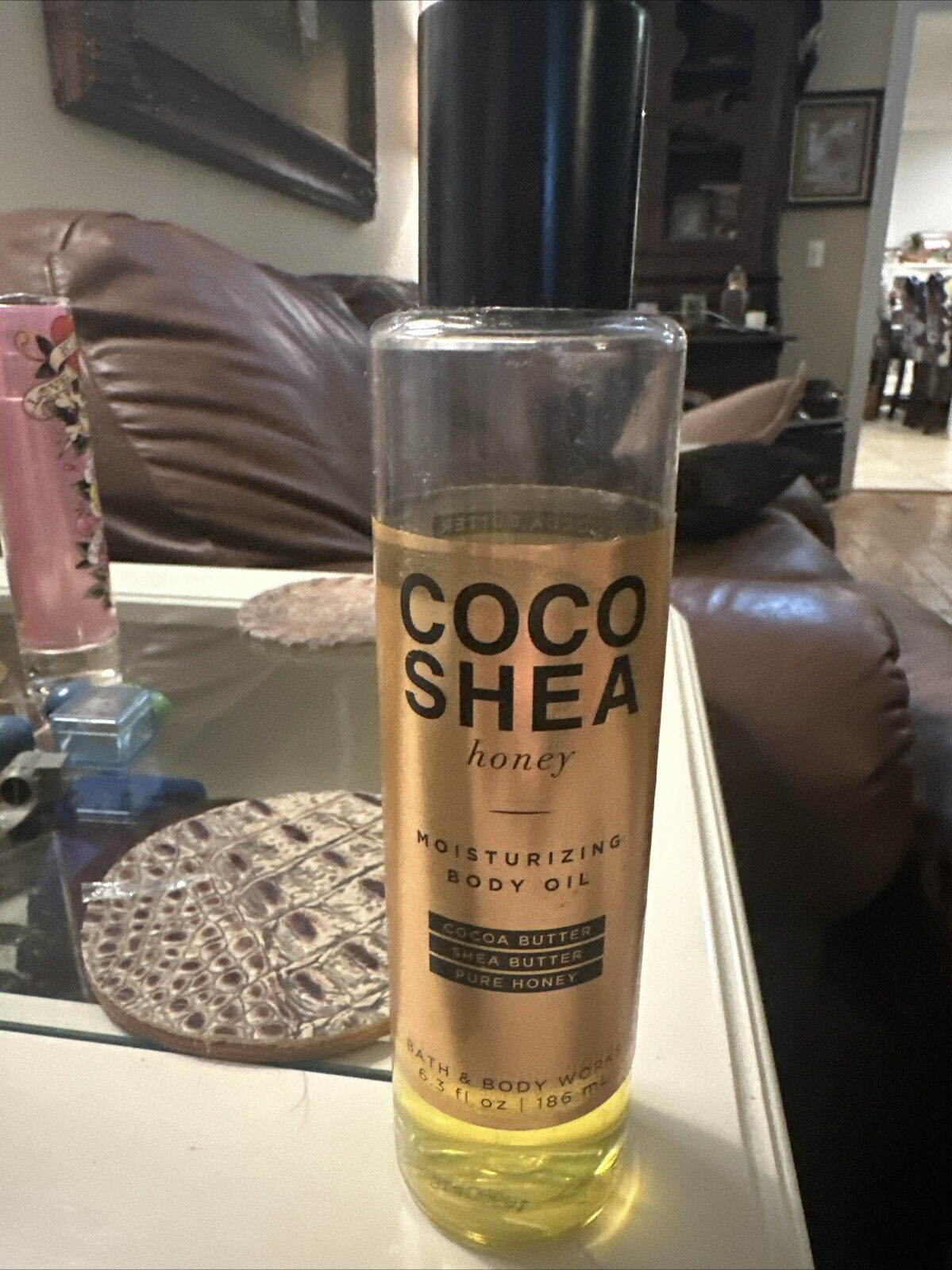 Rare Coco Shea Pure Honey Body Oil - Bath Body Works - USED - discontinued