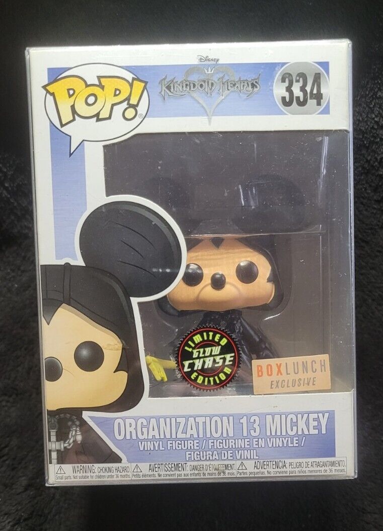 Funko Pop Kingdom Hearts #334 Organization 13 Mickey Box Lunch Excl. Glow Chase