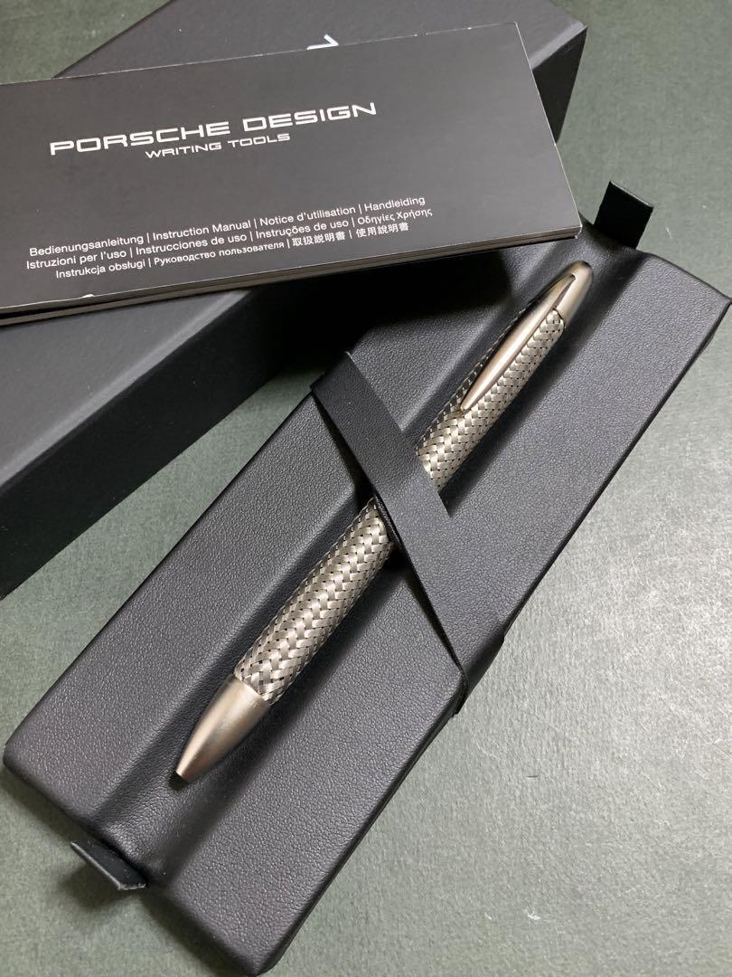 PORSCHE DESIGN Techflex Stainless Steel Genuine Product  Ballpoint Pen P'3110 