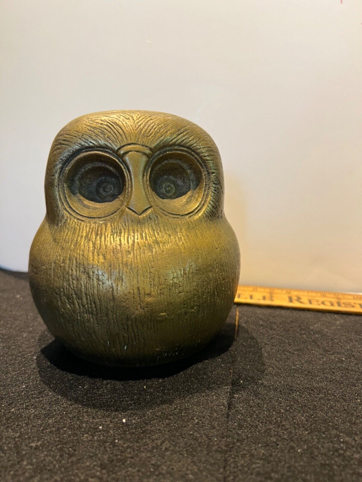 mcm brass owl vintage
