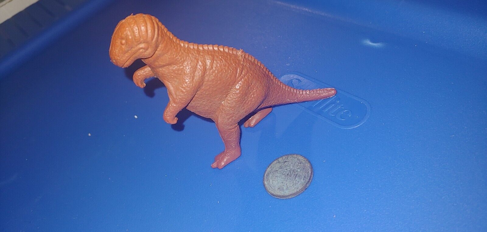 Marx Tyrannosaurus Rex Brown Dinosaur Figure  T-Rex
