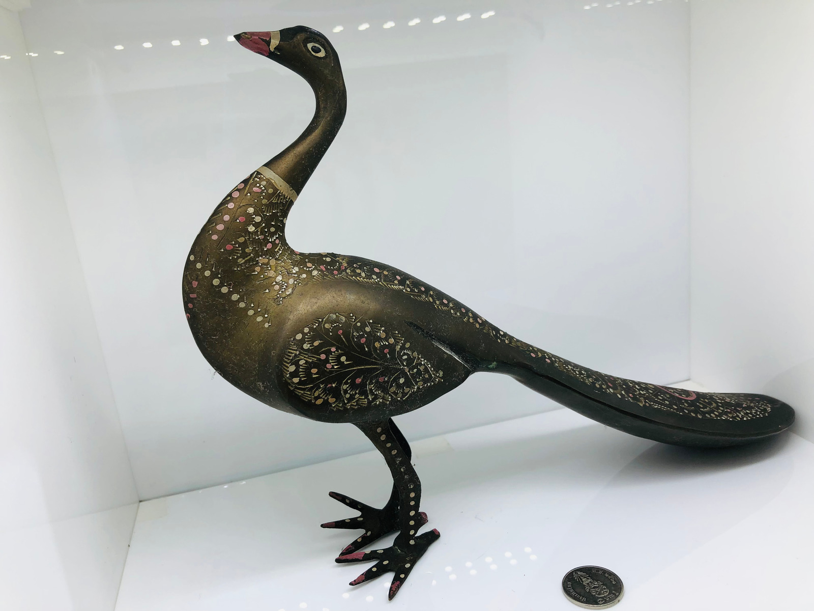 Orignal Handmade Brass Bird From Nepal