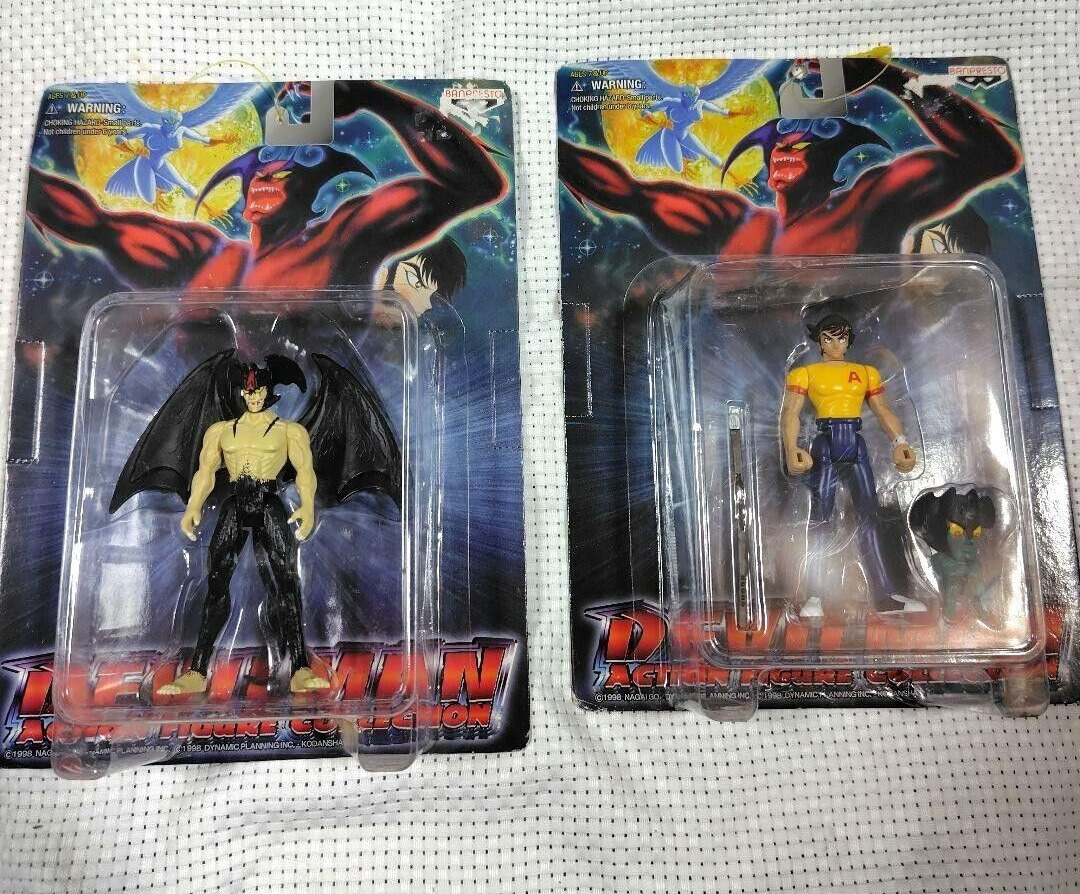 Devilman action figure collection set of 2 Banpresto Fudo akira