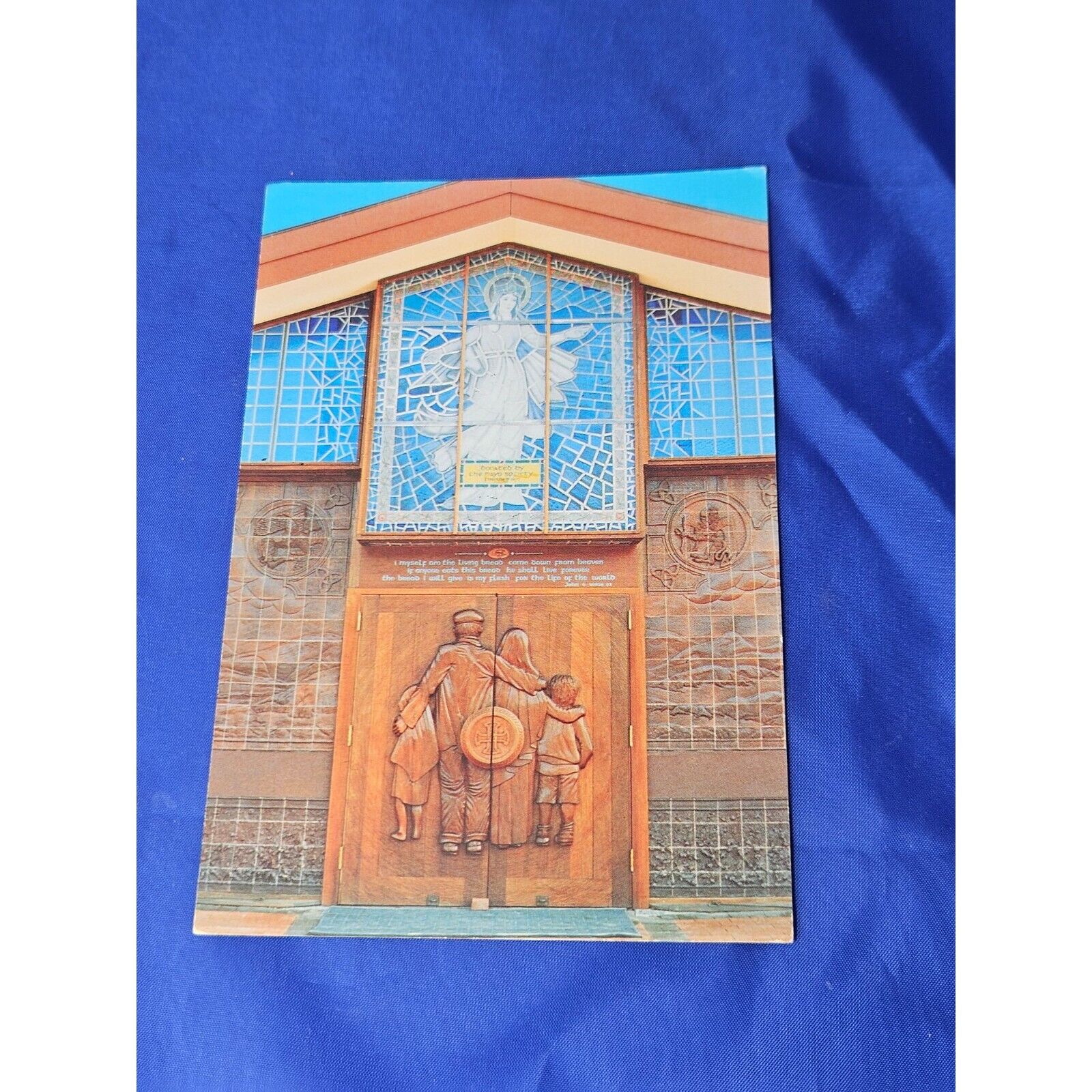 Our Lady of Knock Shrine Co. Donegal Ireland Postcard Chrome Divide Back