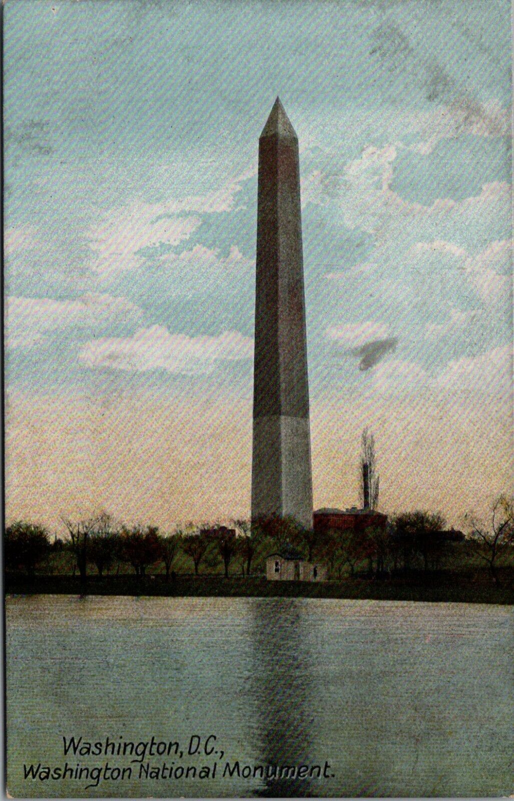 Vintage Washington National Monument Washington DC Postcard E2