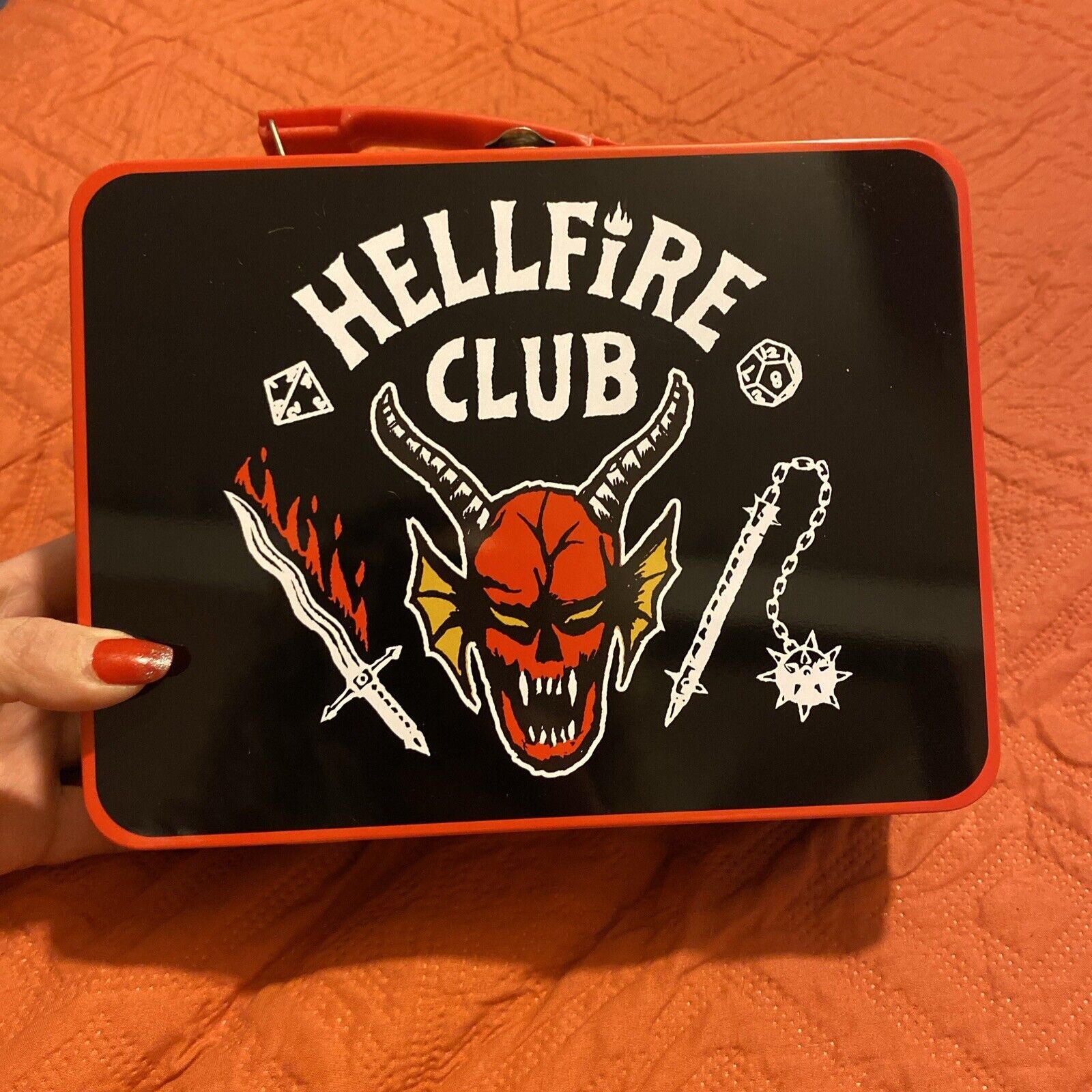 Hellfire Club Tin Lunchbox Fireball
