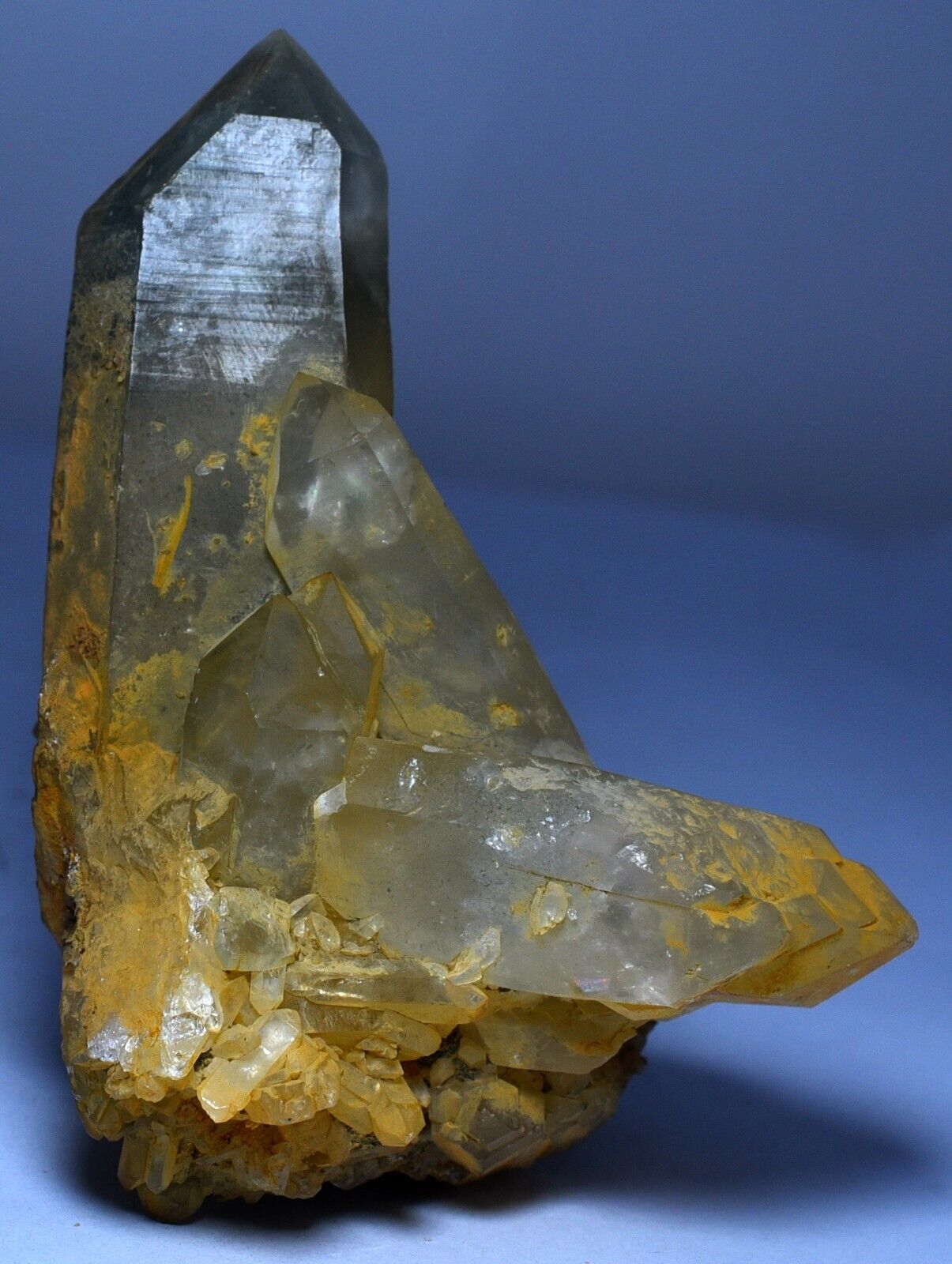 180 GM Full Terminated Transparent Natural Yellow Quartz Crystal Specimen @Pak