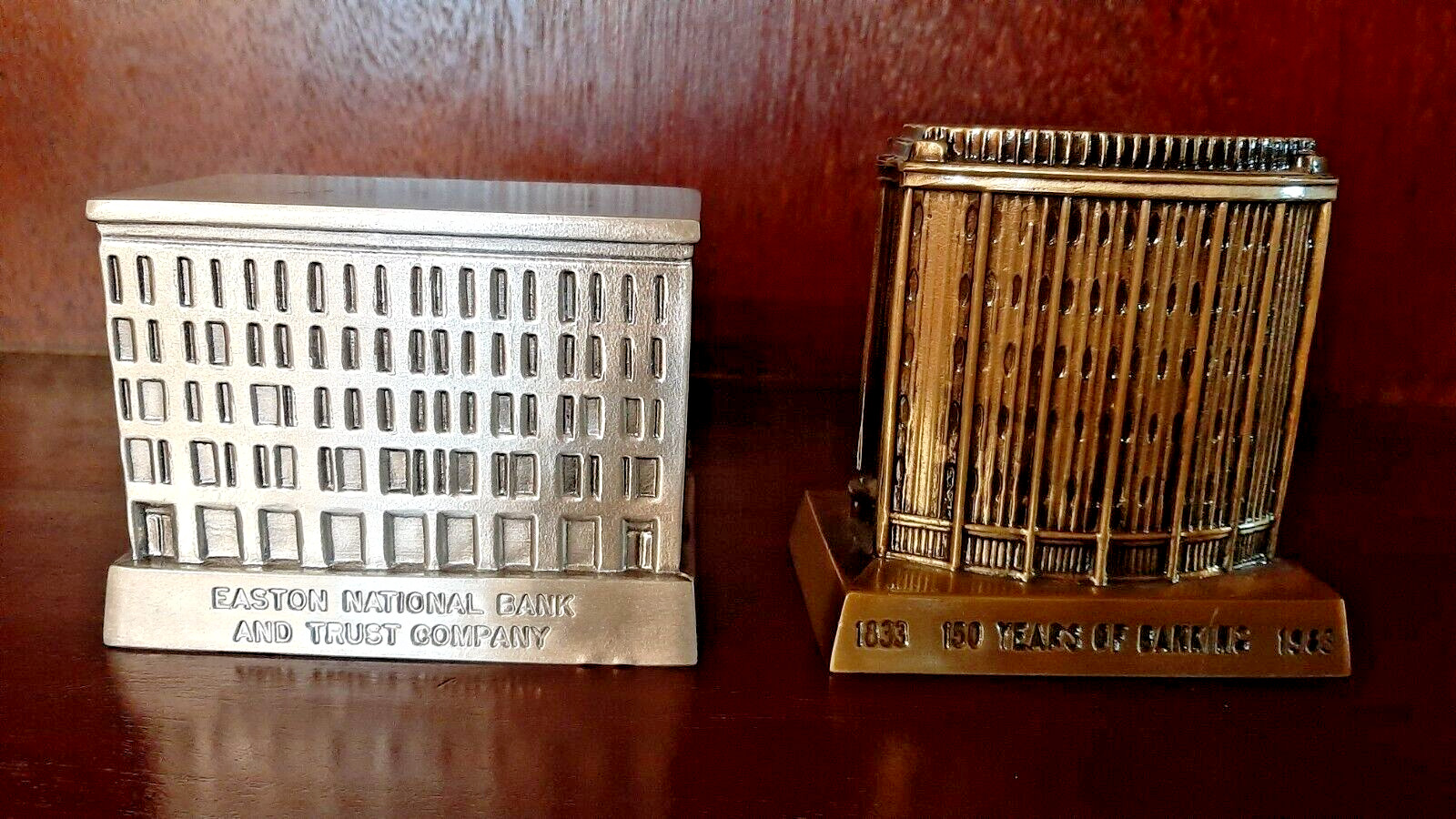 Lot of 2 Buildings: Easton National Bank & Trust AND Cheumung Canal Trust Co.