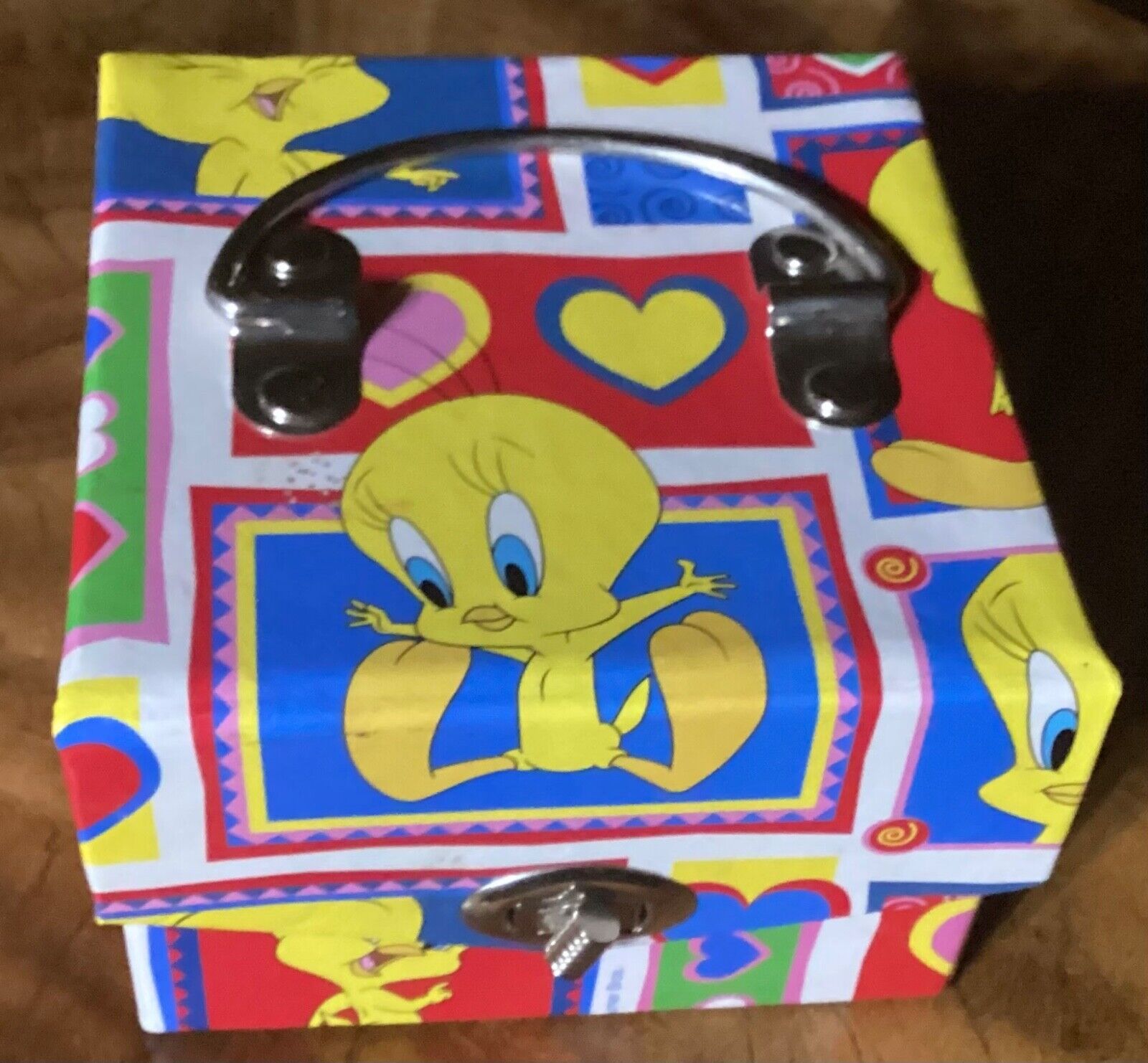 Vintage Looney Tunes Tweety Bird Official Jewelry Box