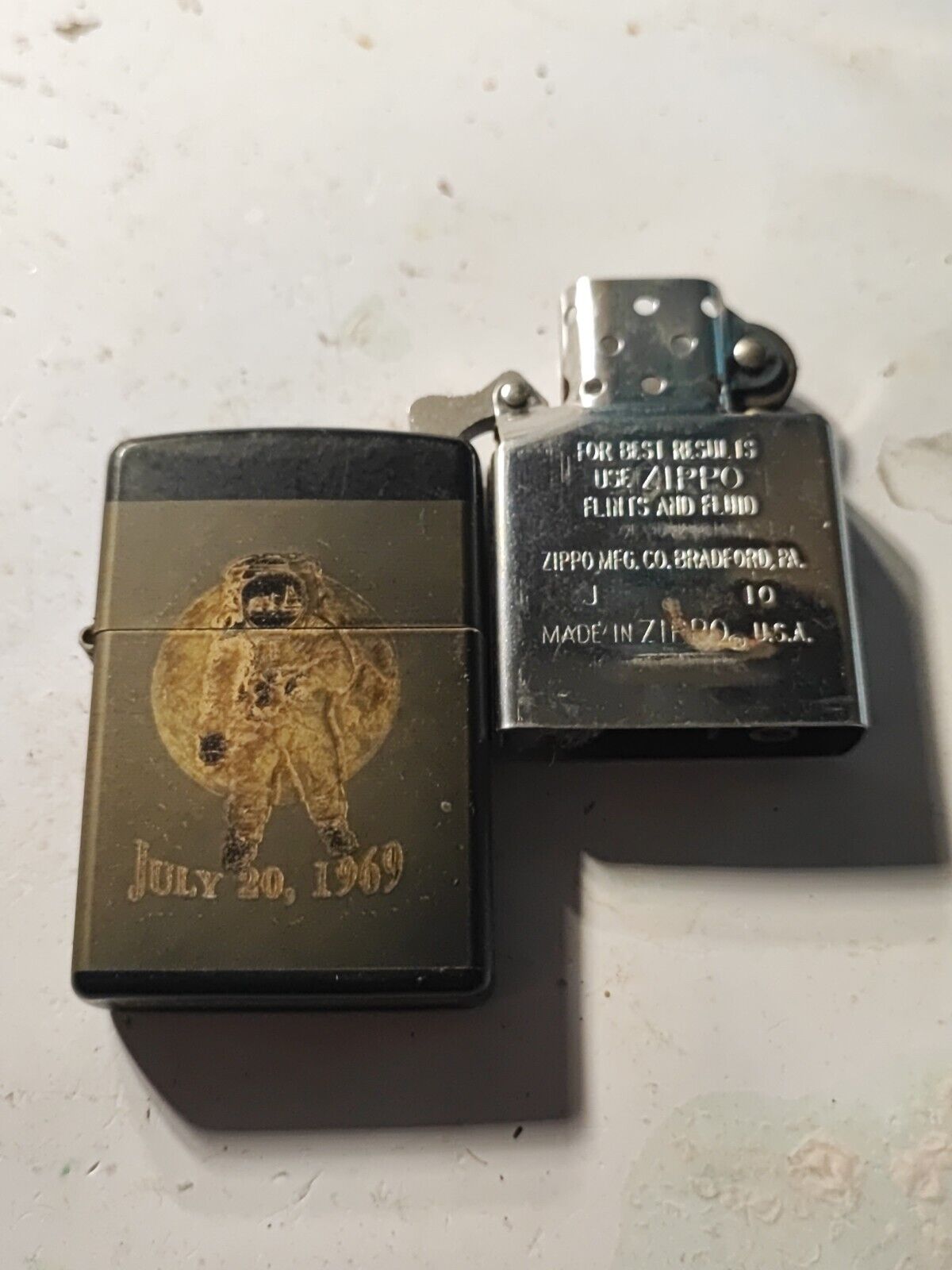 50 th Anniversary 1969-2019 Appolo 11 lunar zippo petrol lighter